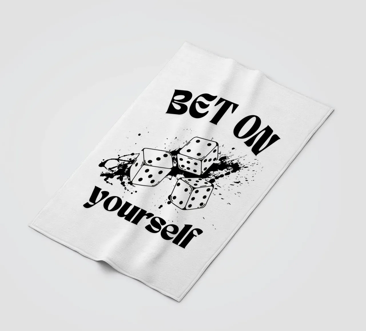 Scommetti su te stesso coperta in pile da ArtDesign by KBK