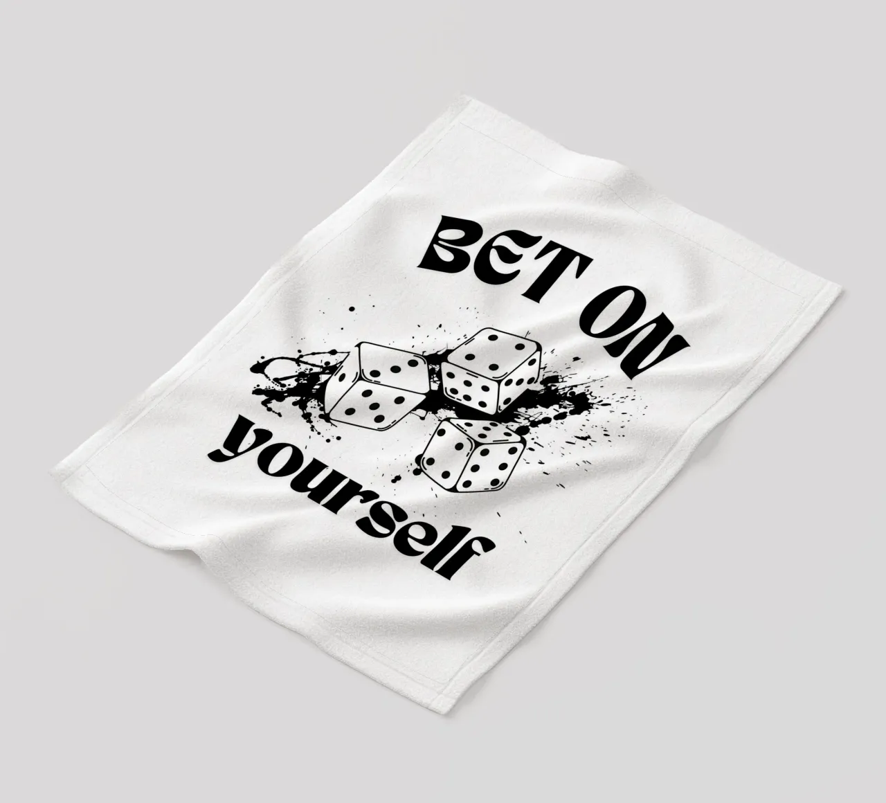Scommetti su te stesso coperta in pile da ArtDesign by KBK