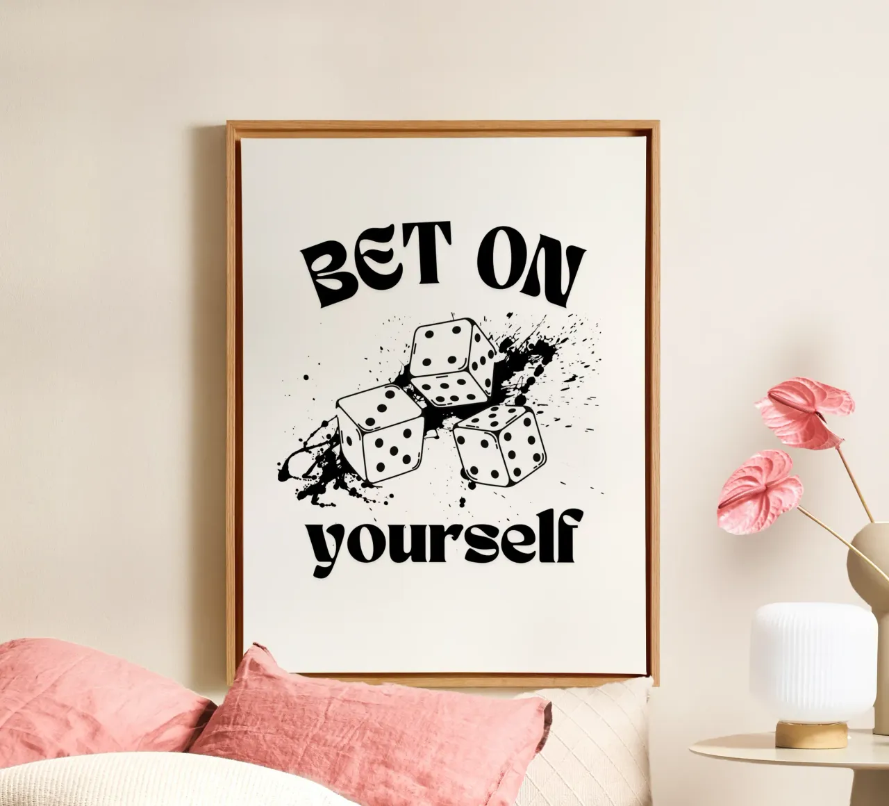 wed op jezelf canvas met Baklijst van ArtDesign by KBK