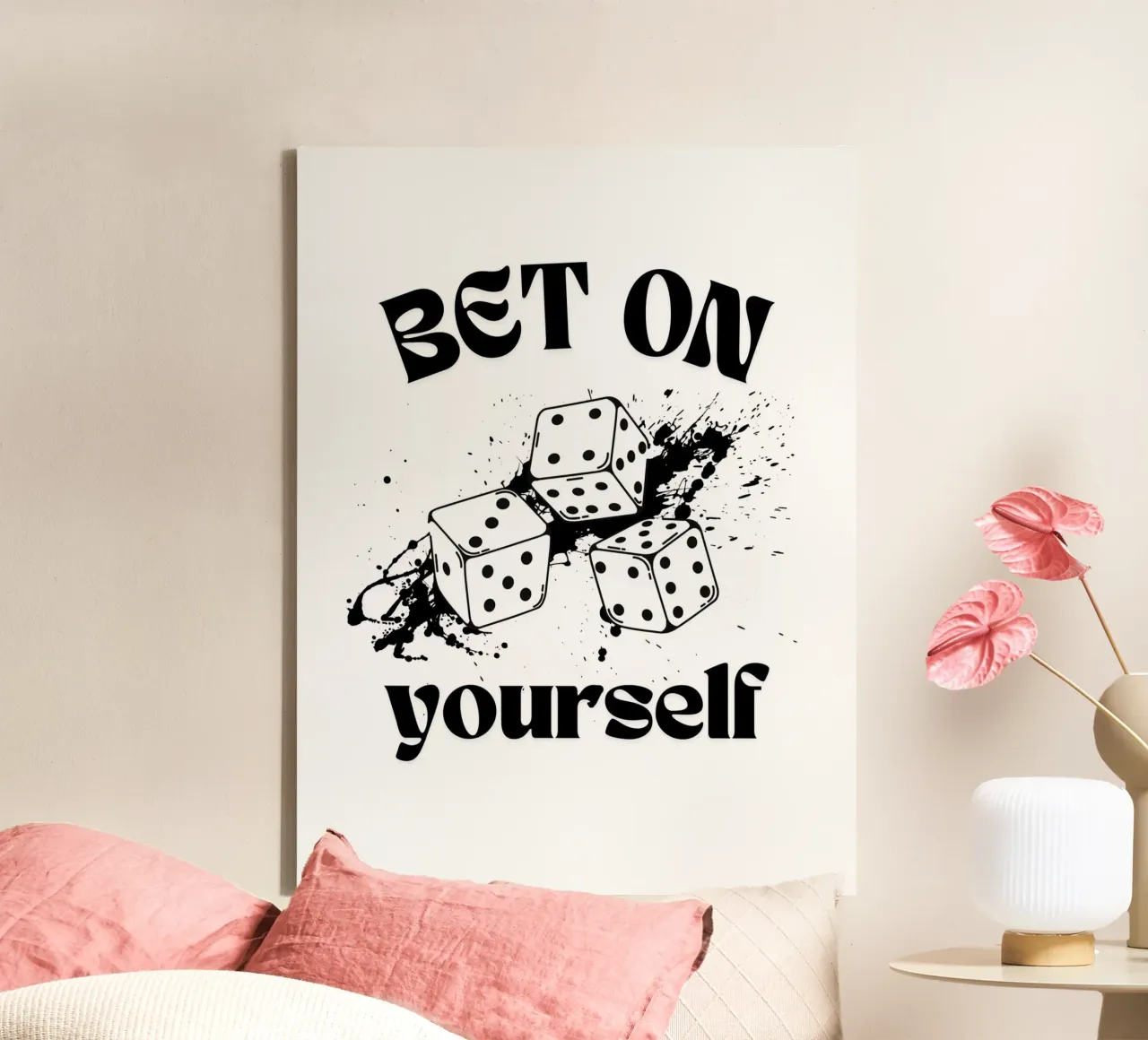 wed op jezelf canvas met Baklijst van ArtDesign by KBK