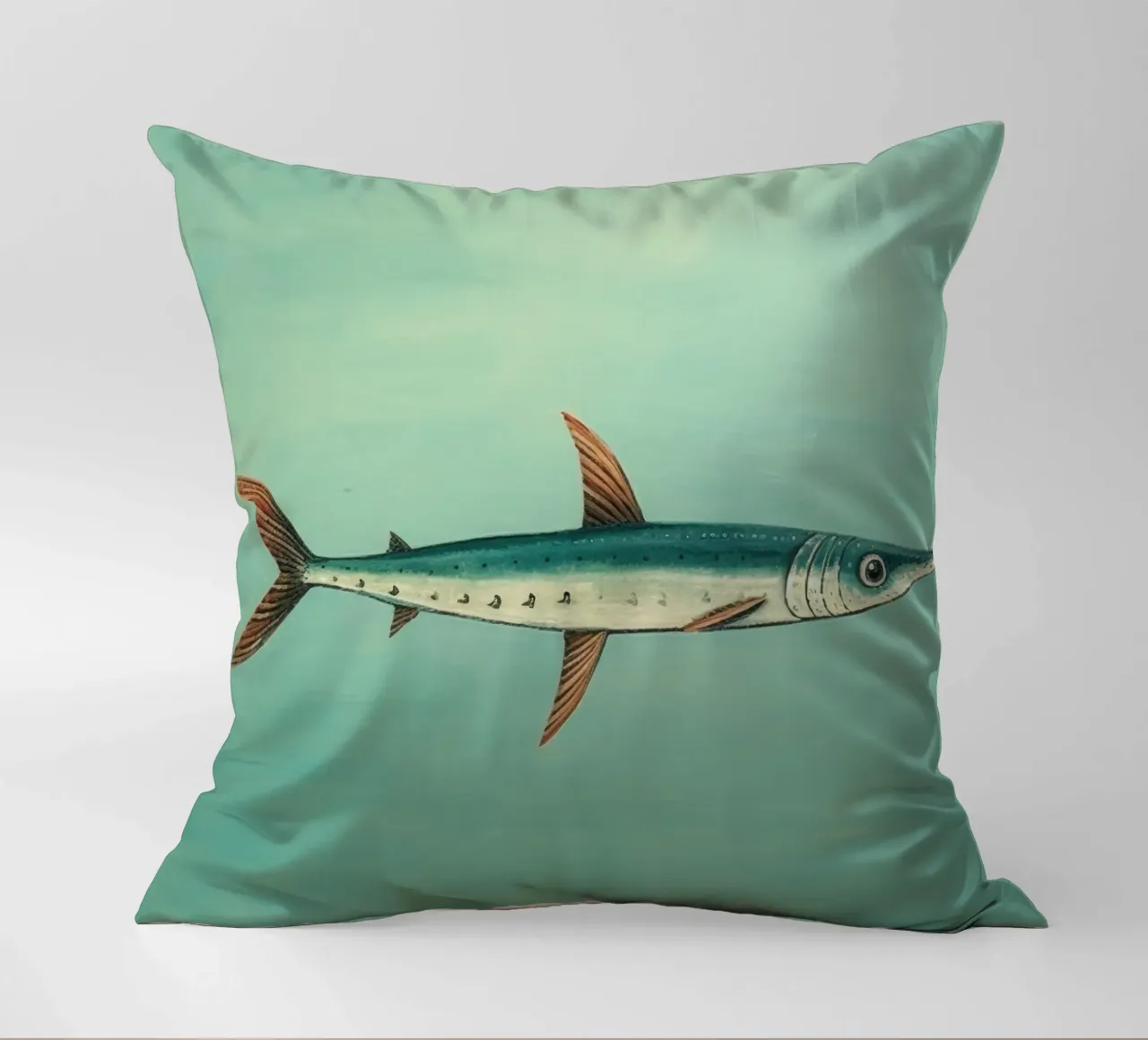 Barracuda minimo 4 cuscino da Minimal Animal Art