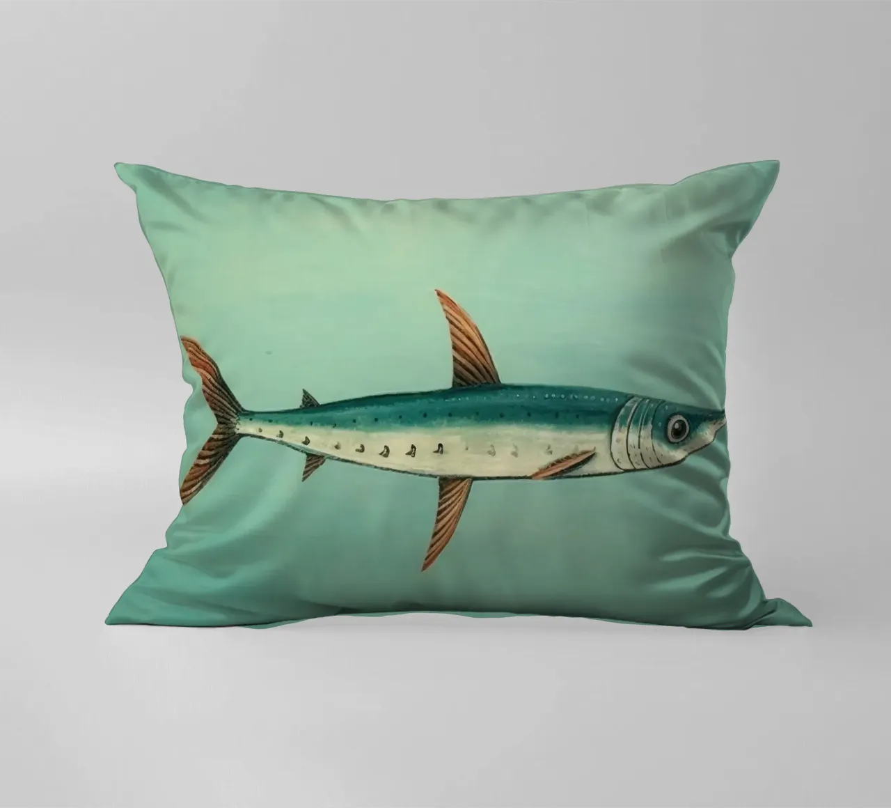 Barracuda minimo 4 cuscino da Minimal Animal Art