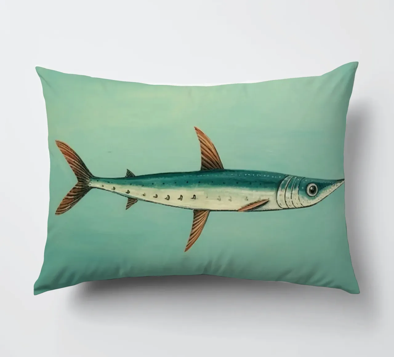 Barracuda minimo 4 cuscino da Minimal Animal Art