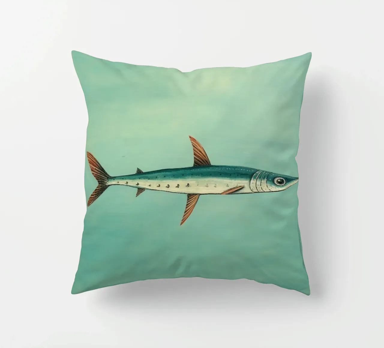 Barracuda minimo 4 cuscino da Minimal Animal Art