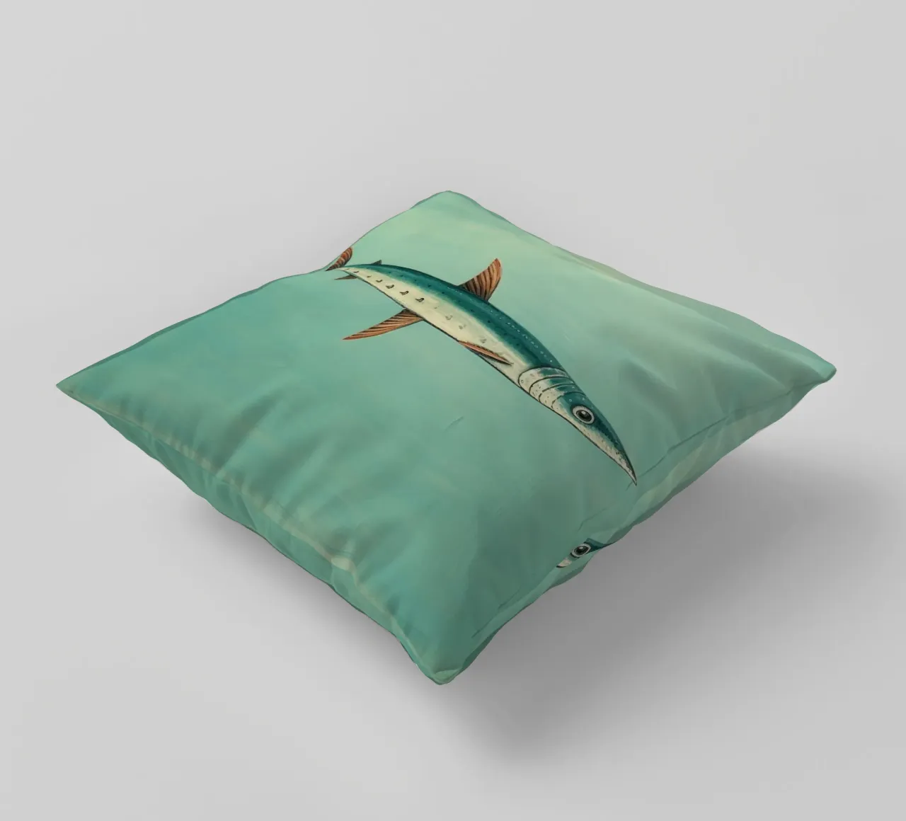 Barracuda minimo 4 cuscino da Minimal Animal Art