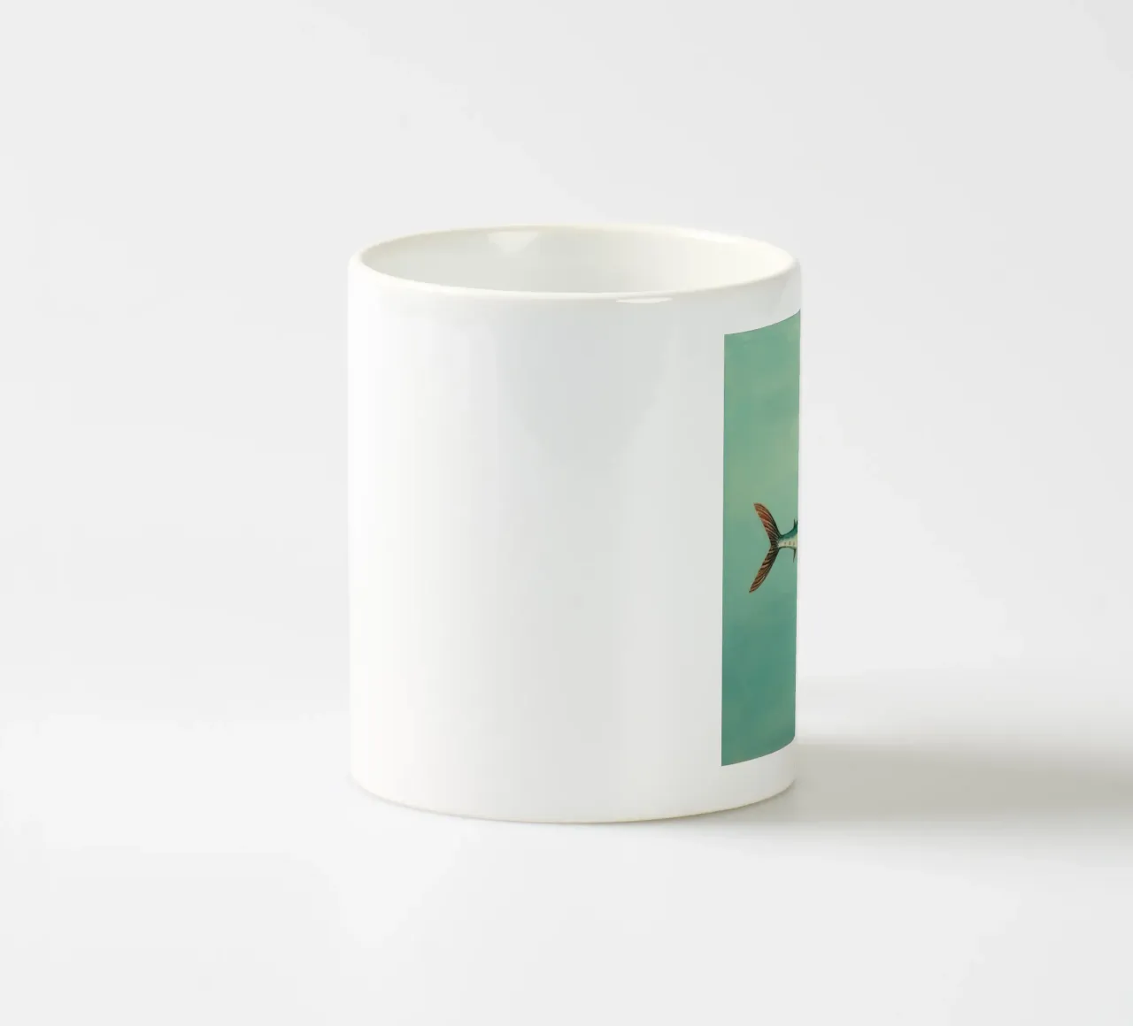 Barracuda minimo 4 tazza in ceramica da Minimal Animal Art