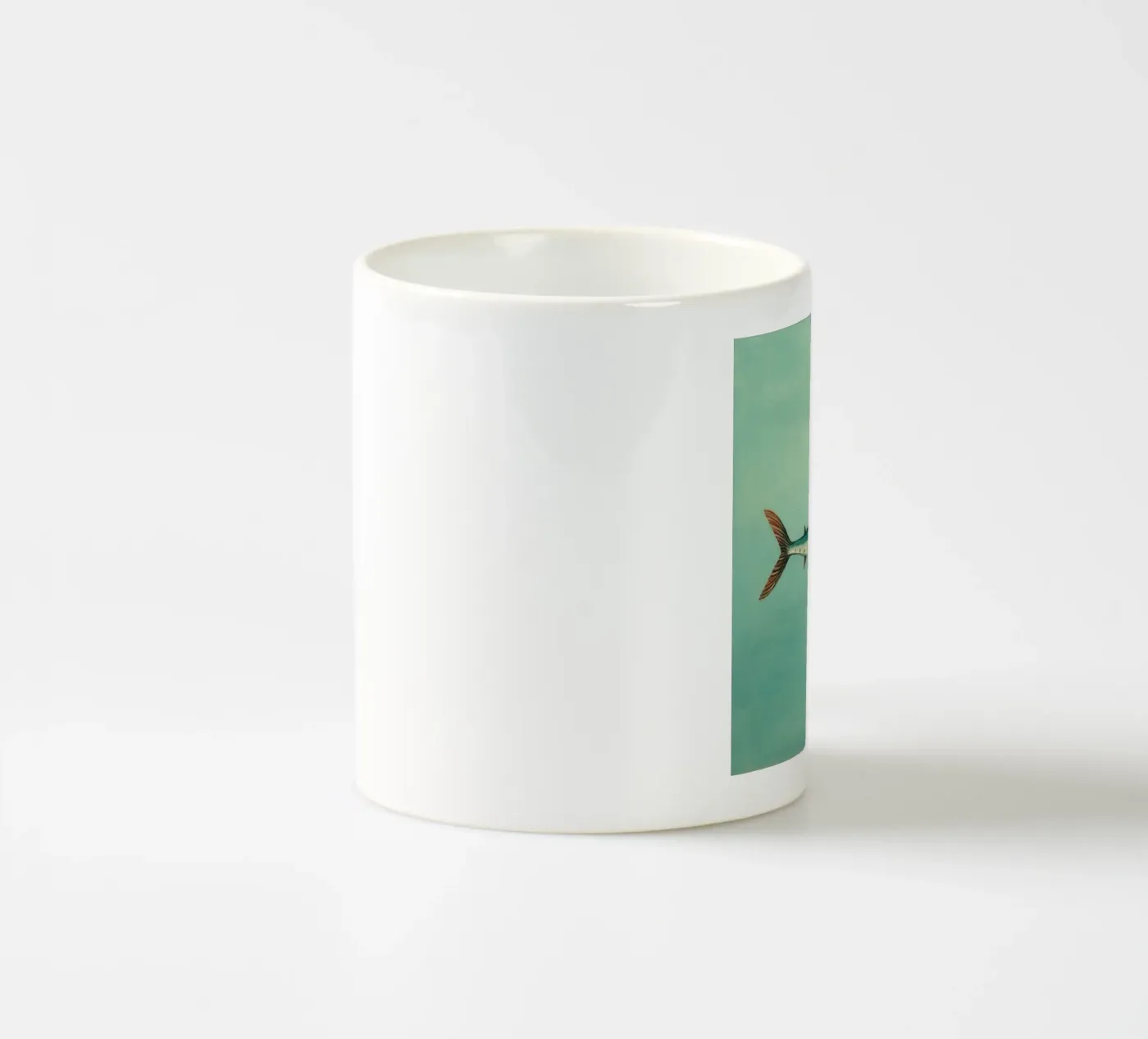 Minimum Barracuda ceramic mug by Minimal Animal Art