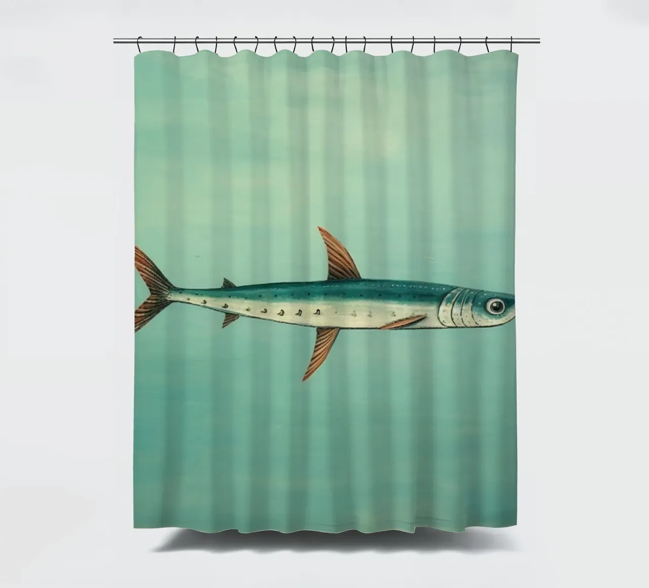Barracuda minimo 4 tenda da doccia da Minimal Animal Art