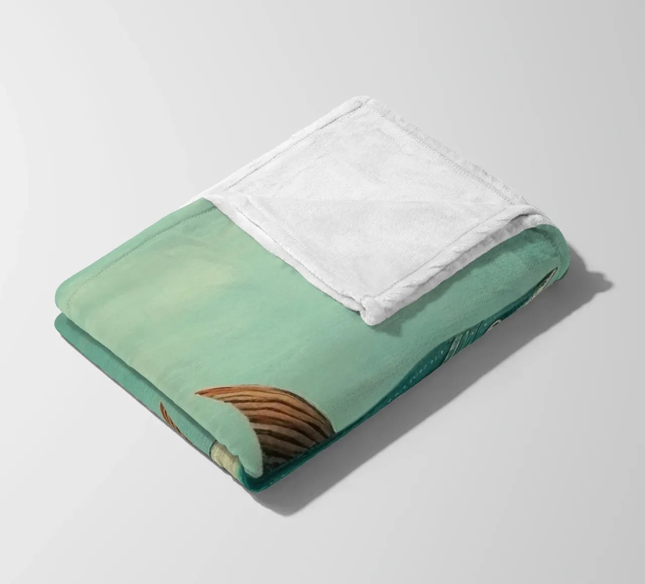 Barracuda minimo 4 coperta in pile da Minimal Animal Art