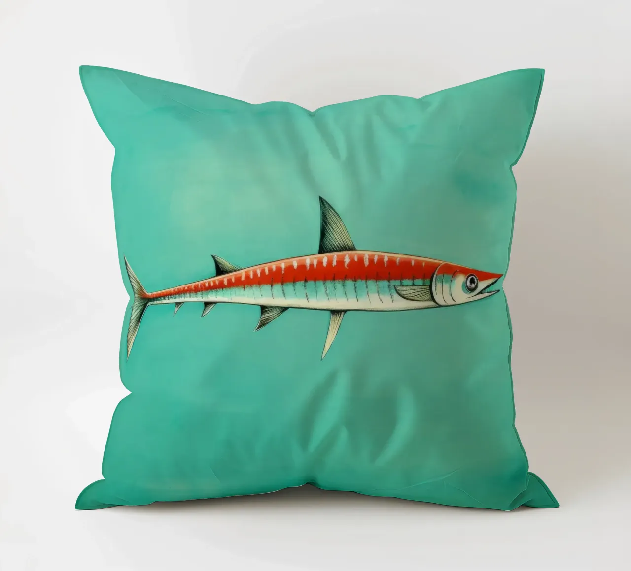 Barracuda minimo 1 cuscino da Minimal Animal Art