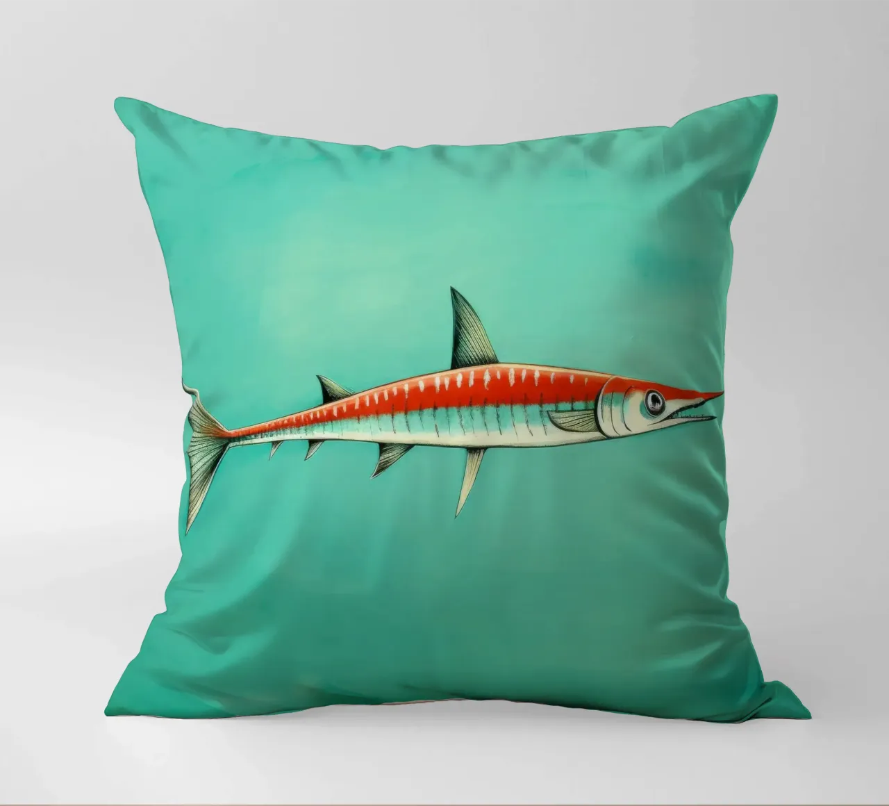 Barracuda minimo 1 cuscino da Minimal Animal Art