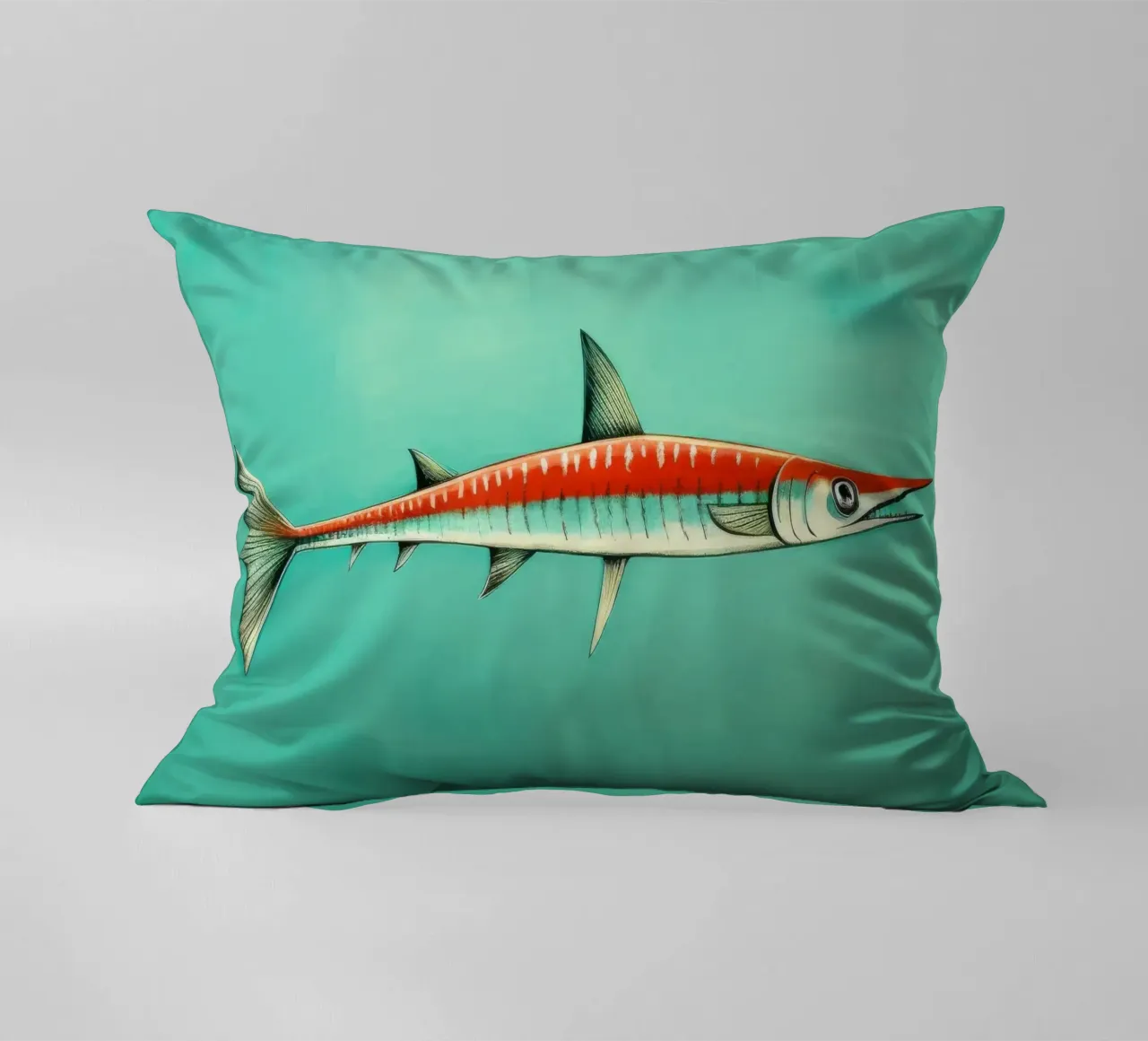 Barracuda minimo 1 cuscino da Minimal Animal Art