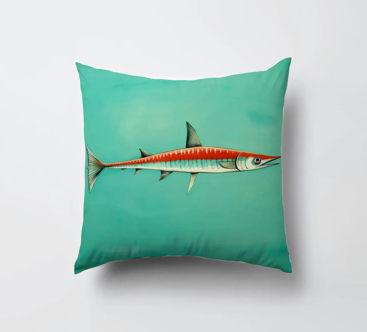 Barracuda minimo 1 cuscino da Minimal Animal Art