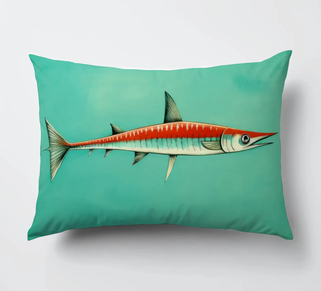 Barracuda minimo 1 cuscino da Minimal Animal Art