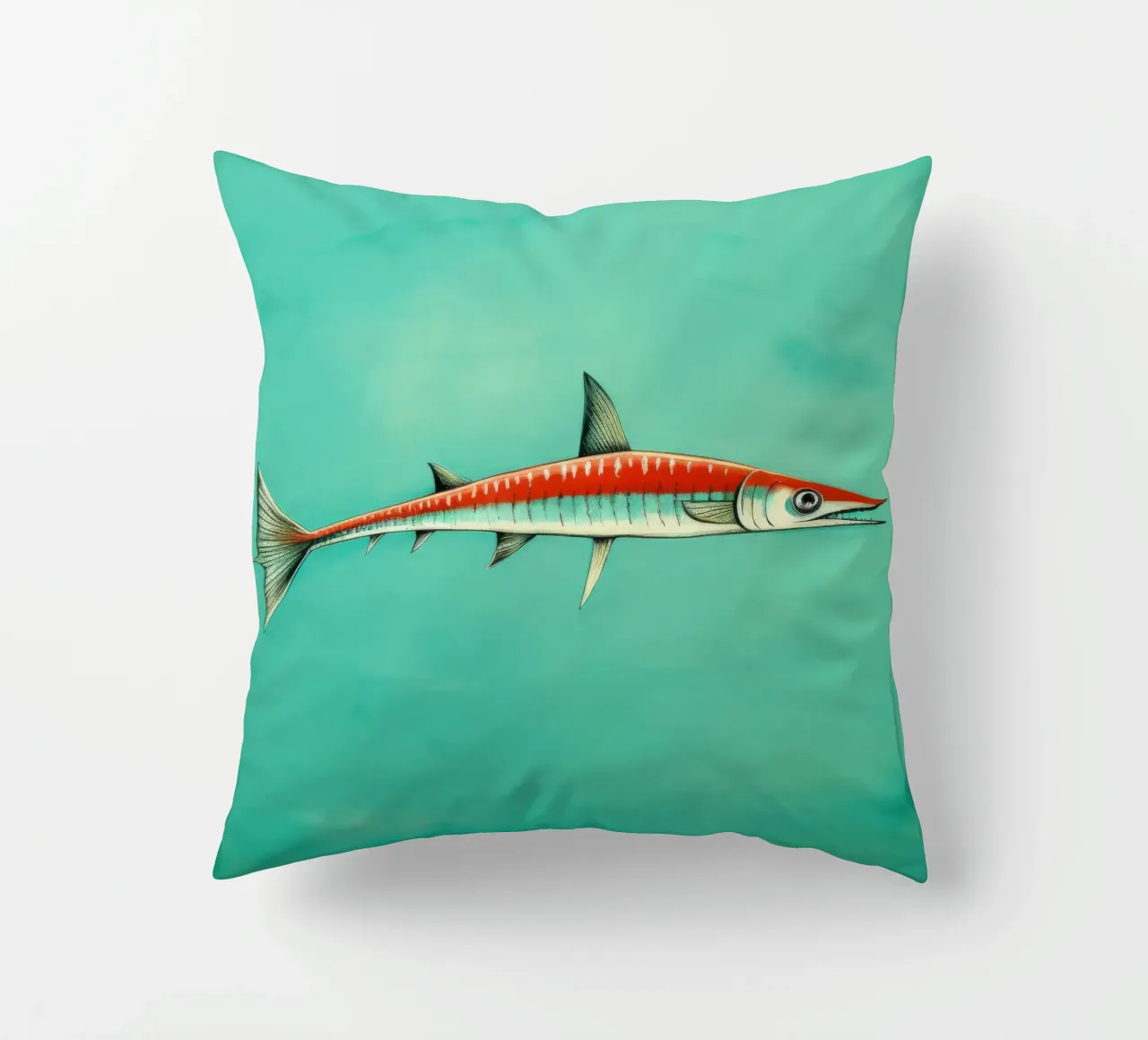 Barracuda minimo 1 cuscino da Minimal Animal Art