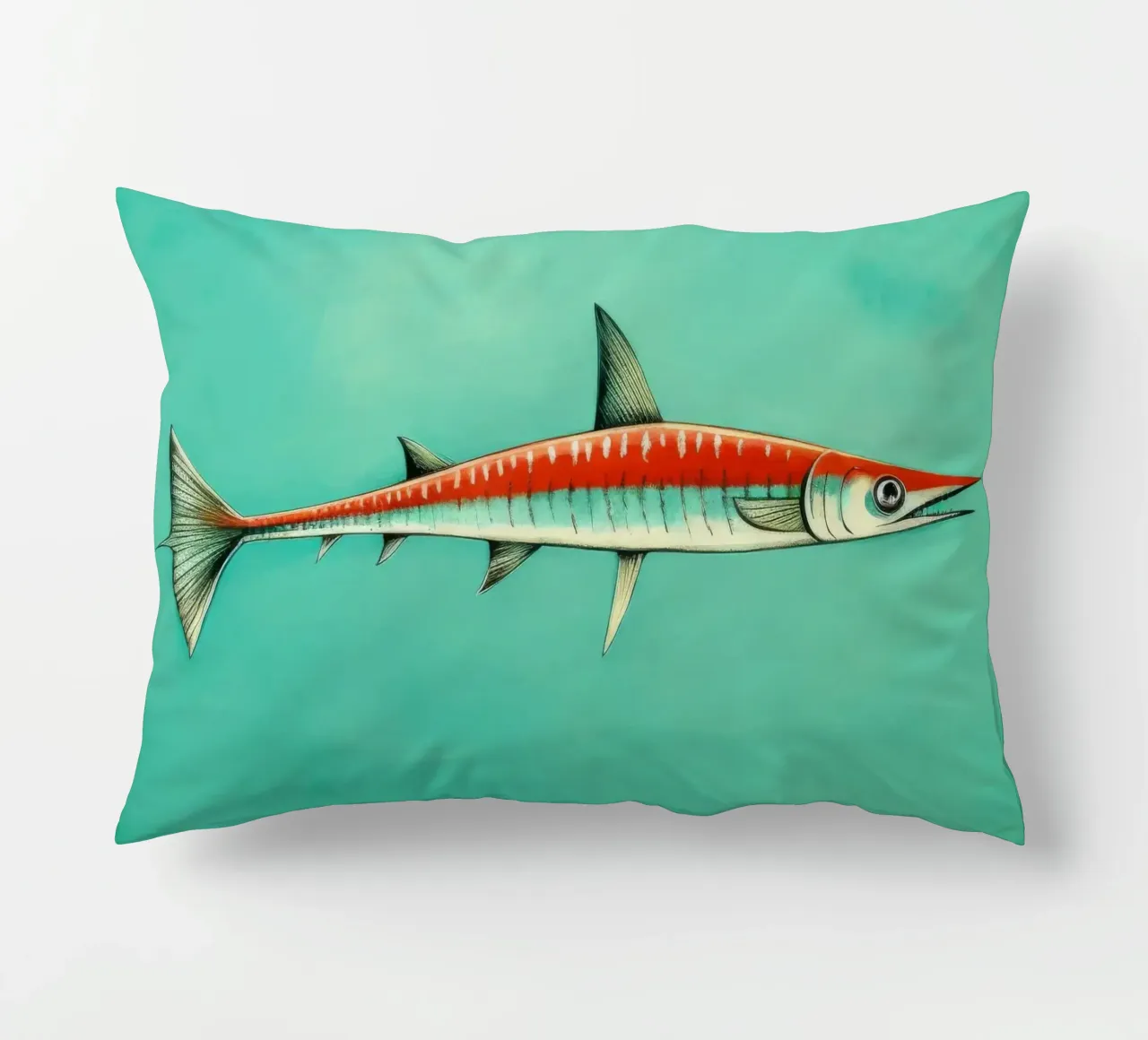 Barracuda minimo 1 cuscino da Minimal Animal Art