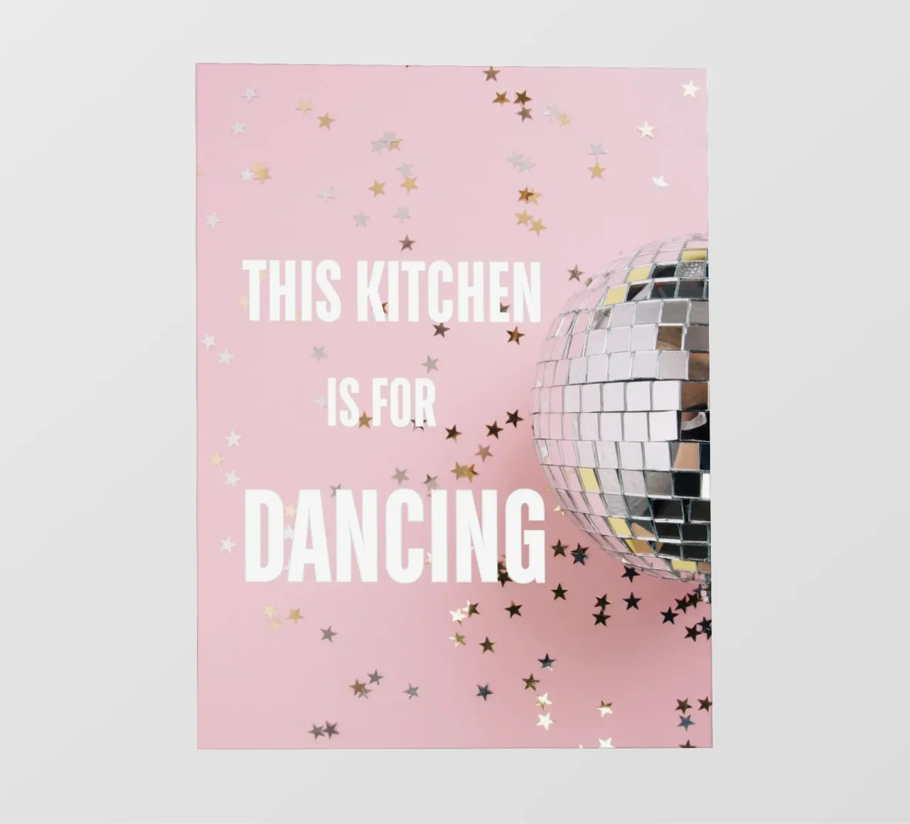 QUESTA CUCINA È PER BALLARE pellicola backlit da ArtDesign by KBK