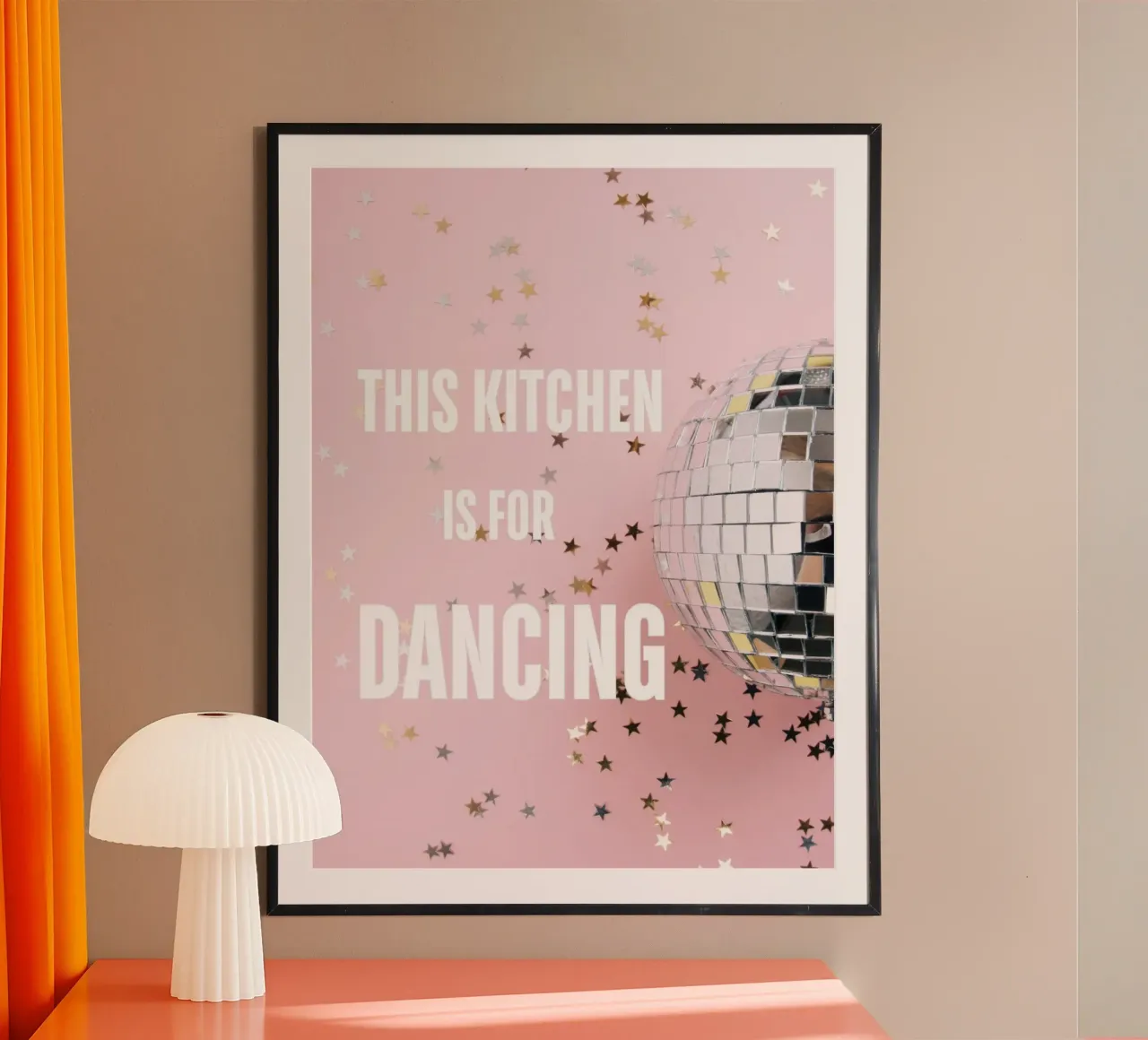 QUESTA CUCINA È PER BALLARE carta hahnemühle da ArtDesign by KBK