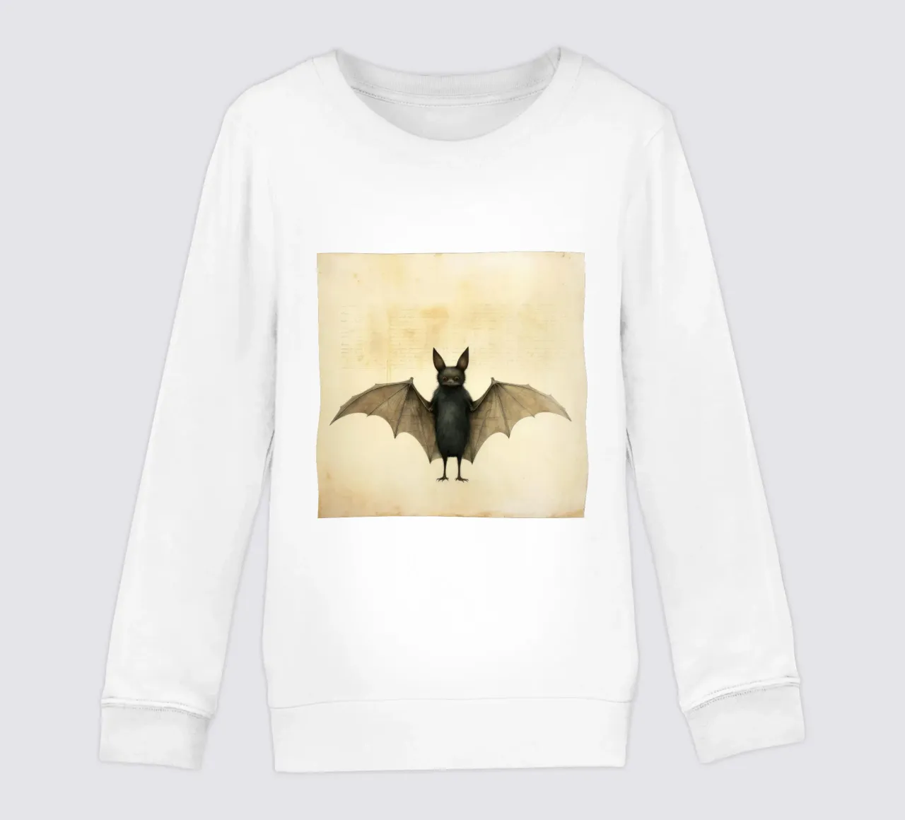 Murciélago mínimo 2 sudadera para niño de Minimal Animal Art