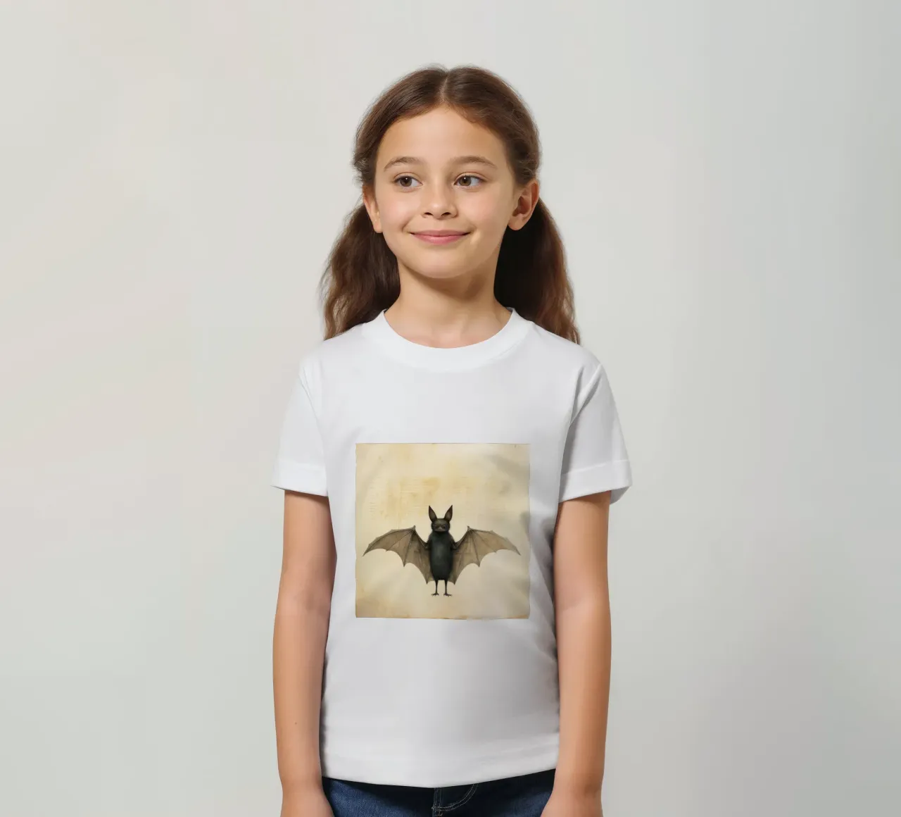 Pipistrello minimo 2 t-shirt bambini da Minimal Animal Art