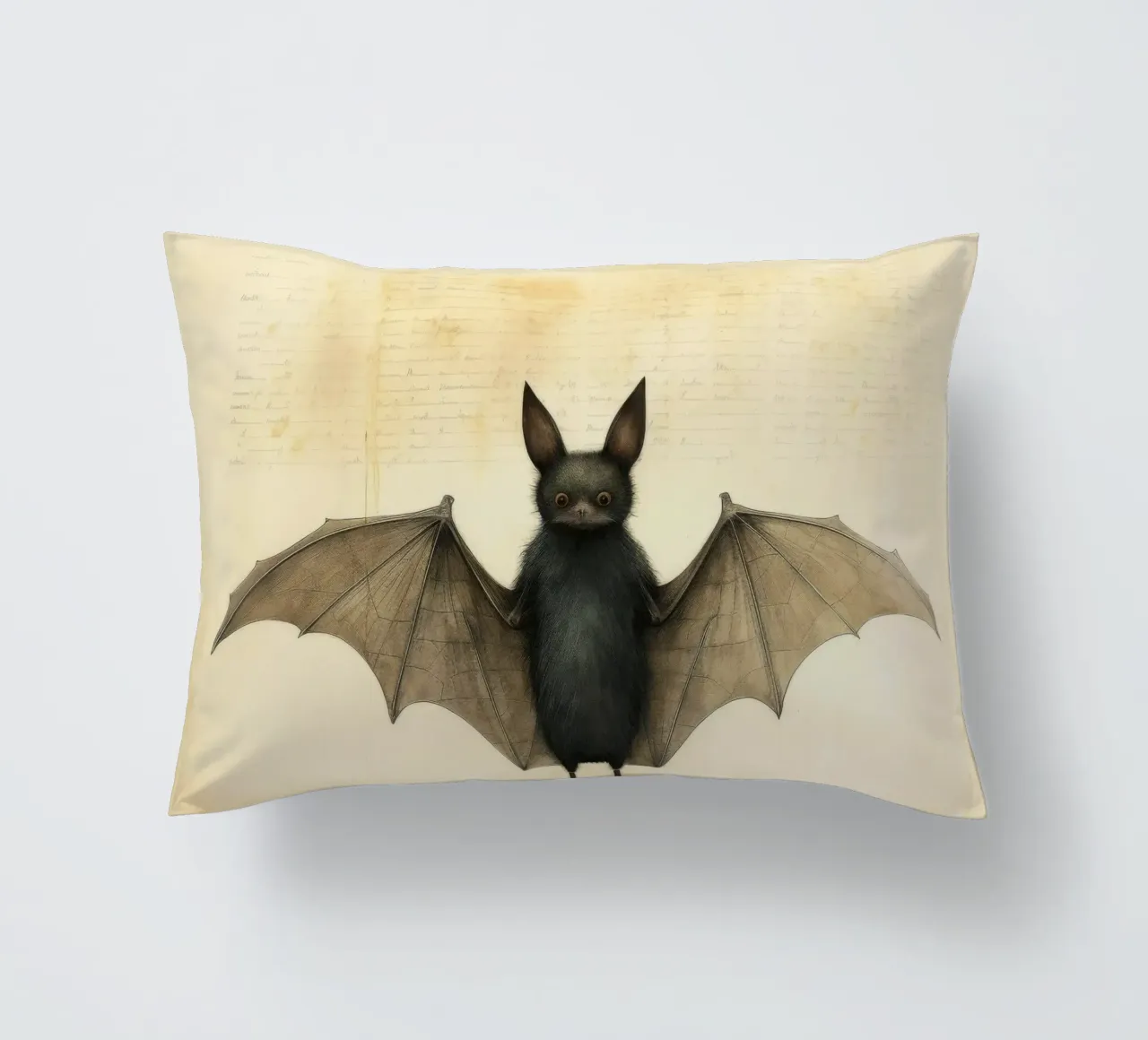 Pipistrello minimo 2 cuscino da Minimal Animal Art