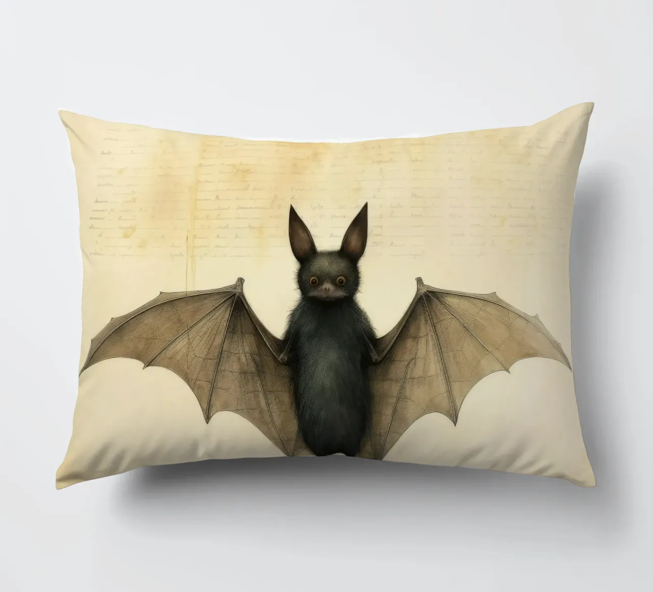 Pipistrello minimo 2 cuscino da Minimal Animal Art