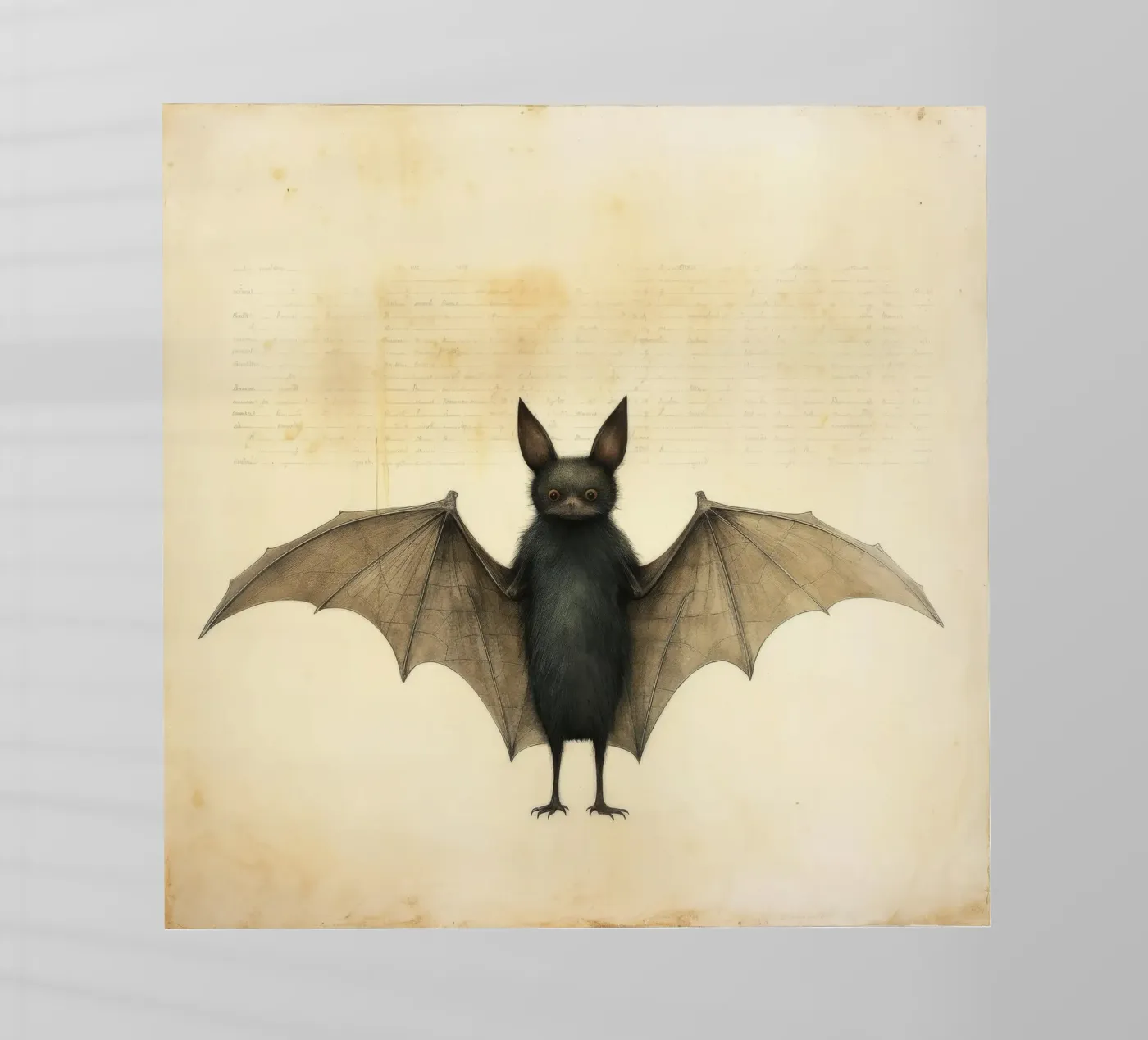 Minimum Bat pellicola backlit da Minimal Animal Art