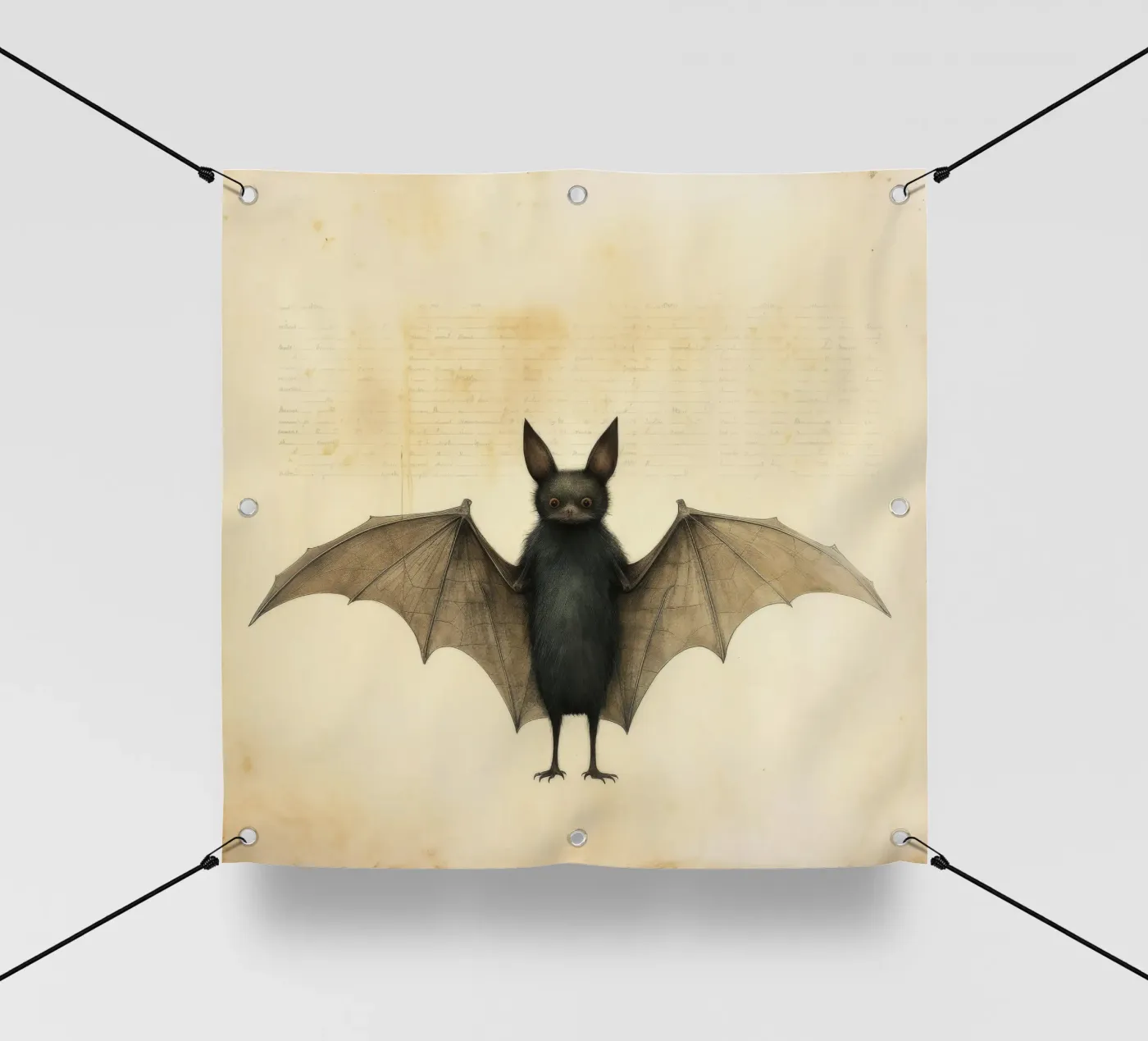 Minimum Bat pvc cover by Minimal Animal Art