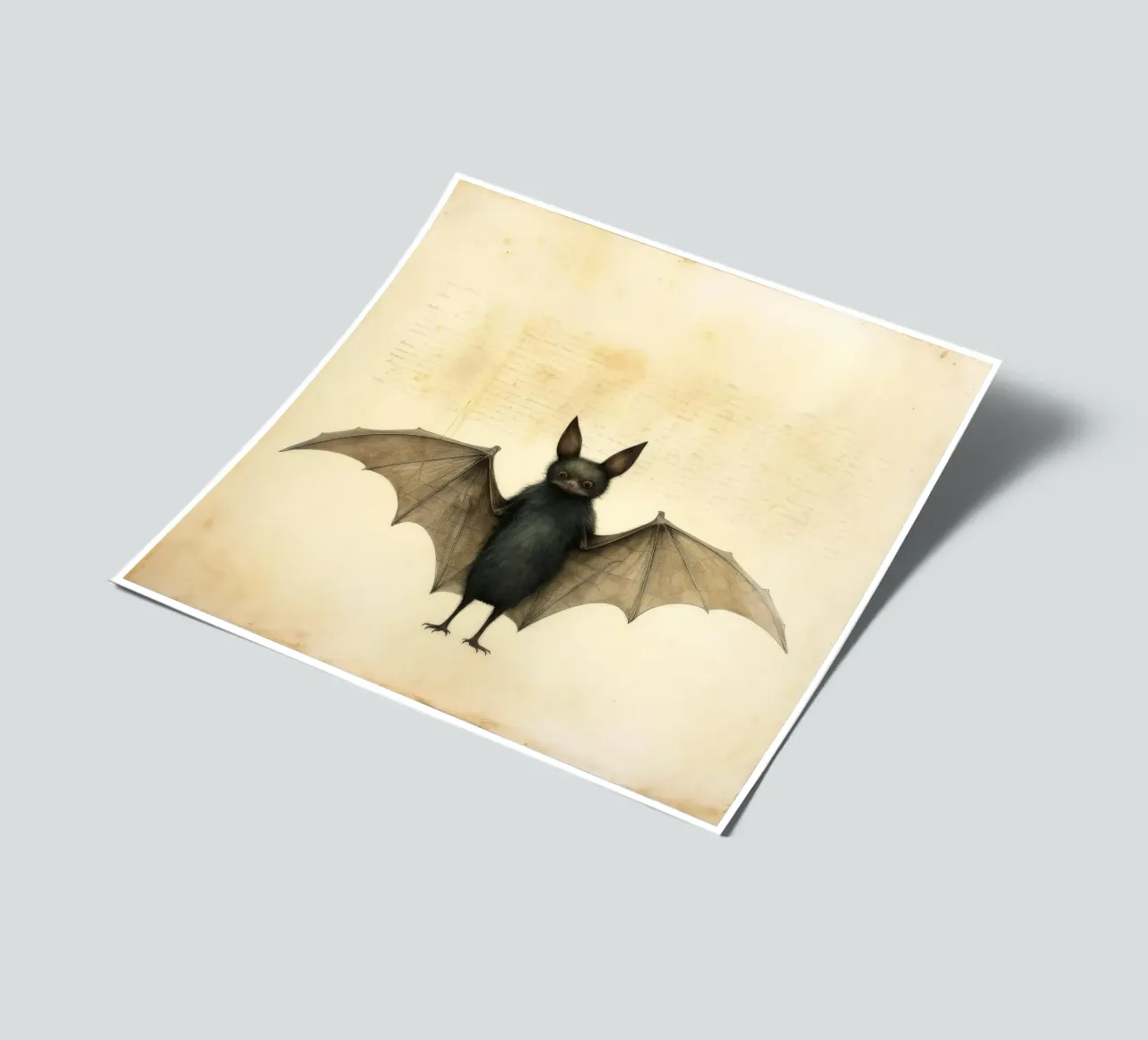 Minimum Bat stickervel van Minimal Animal Art