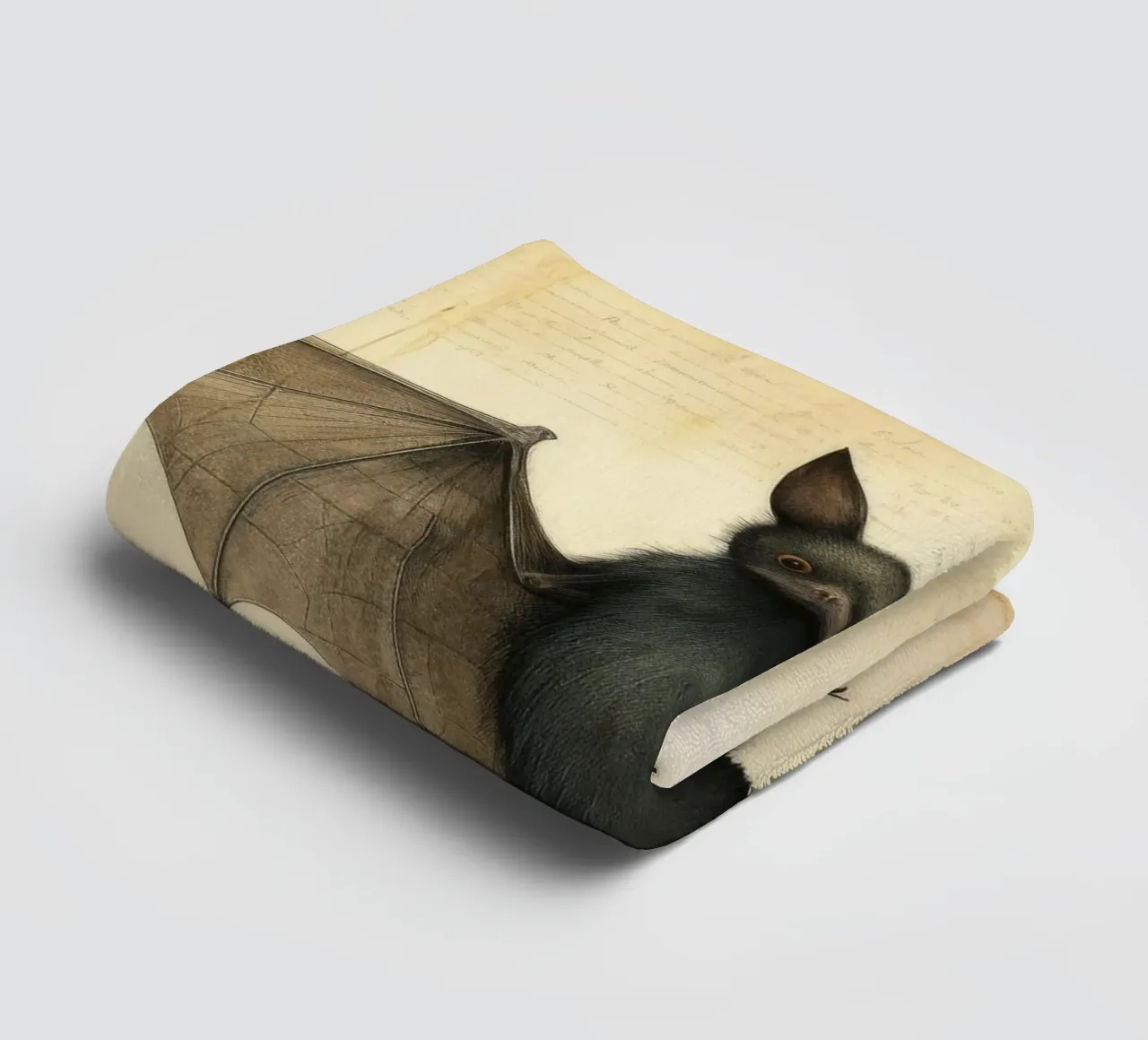 Pipistrello minimo 2 asciugamano da bagno da Minimal Animal Art