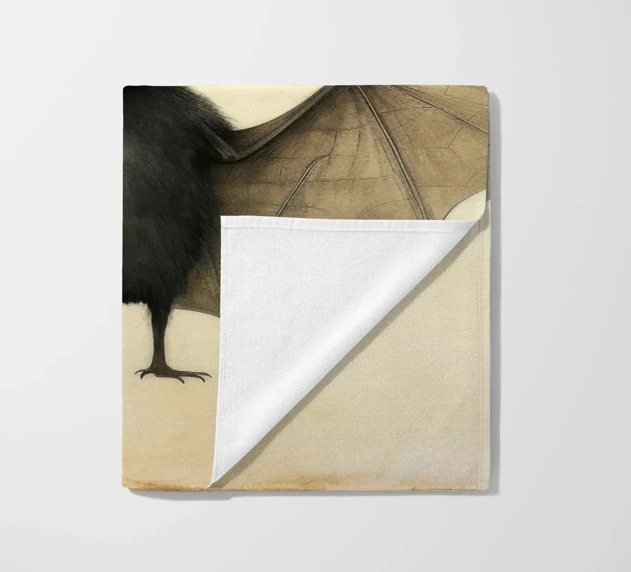 Pipistrello minimo 2 telo mare da Minimal Animal Art