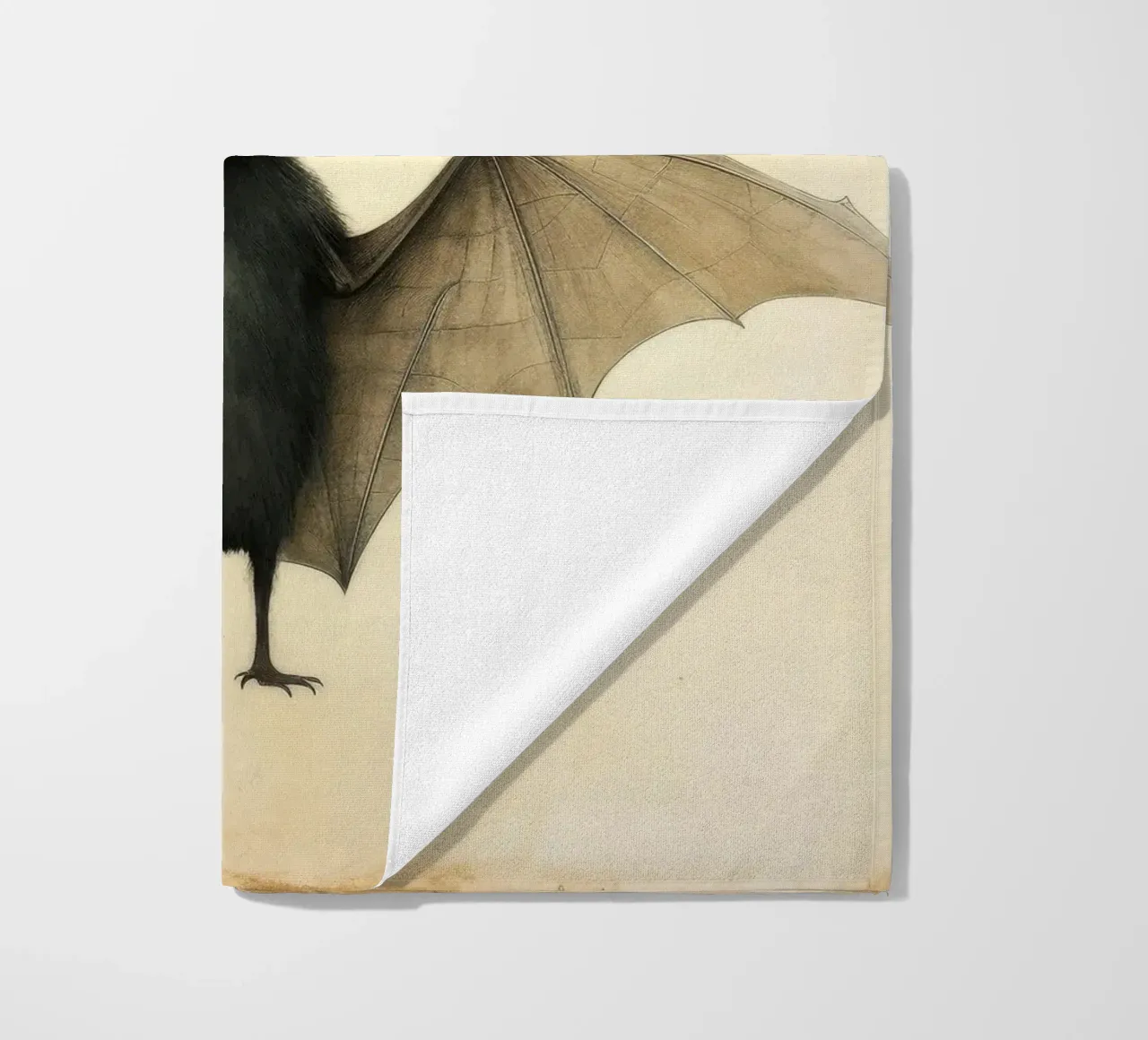 Pipistrello minimo 2 telo mare da Minimal Animal Art