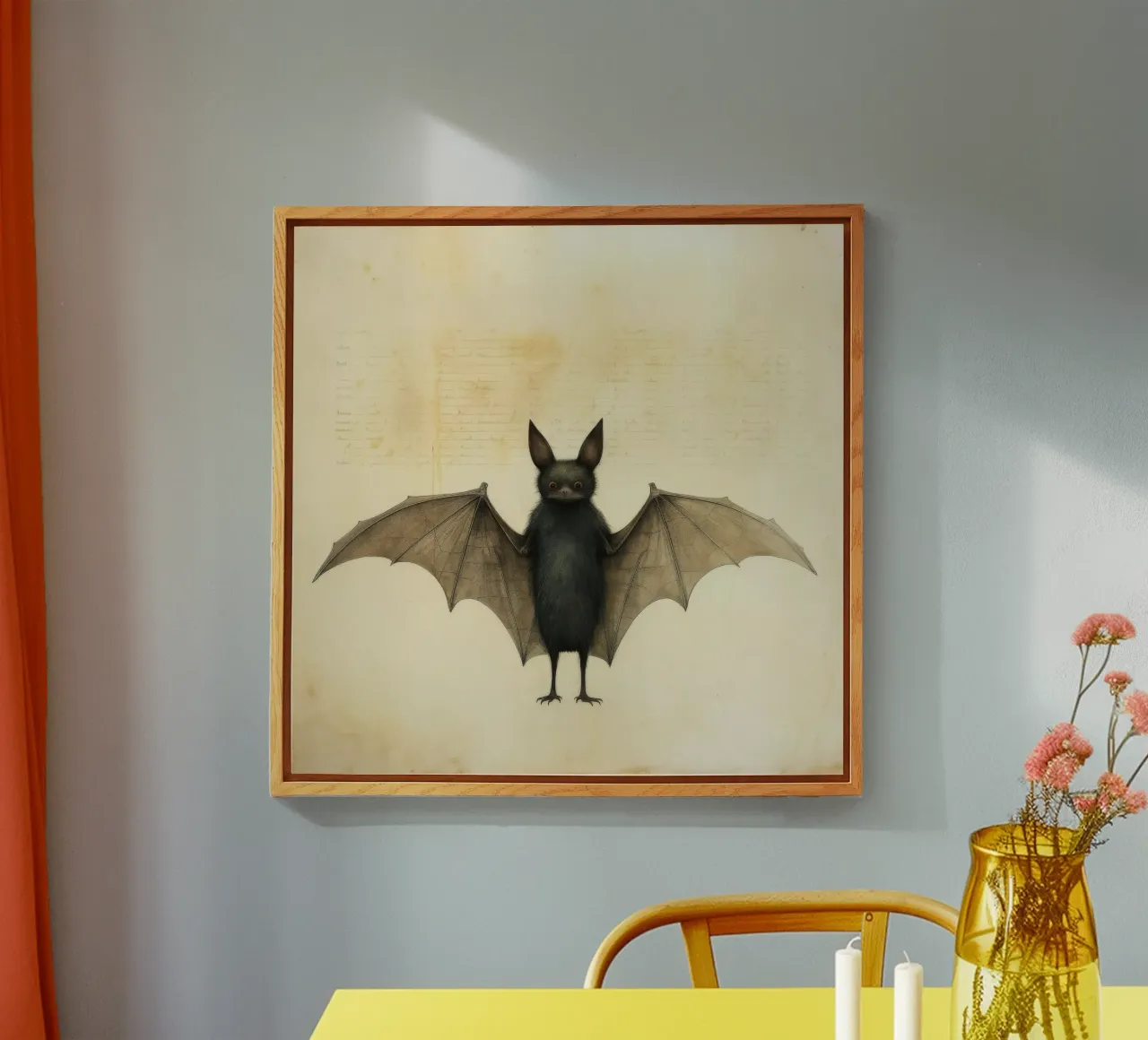 Pipistrello minimo 2 plexiglass da Minimal Animal Art