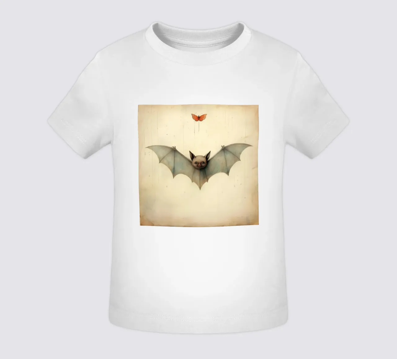 Pipistrello minimo 3 maglietta neonato da Minimal Animal Art