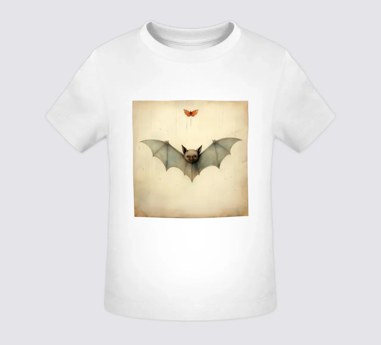 Pipistrello minimo 3 maglietta neonato da Minimal Animal Art