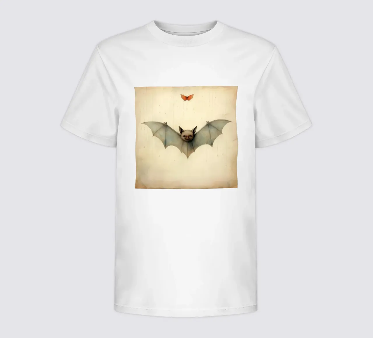 Minimum Bat kinder t-shirt van Minimal Animal Art