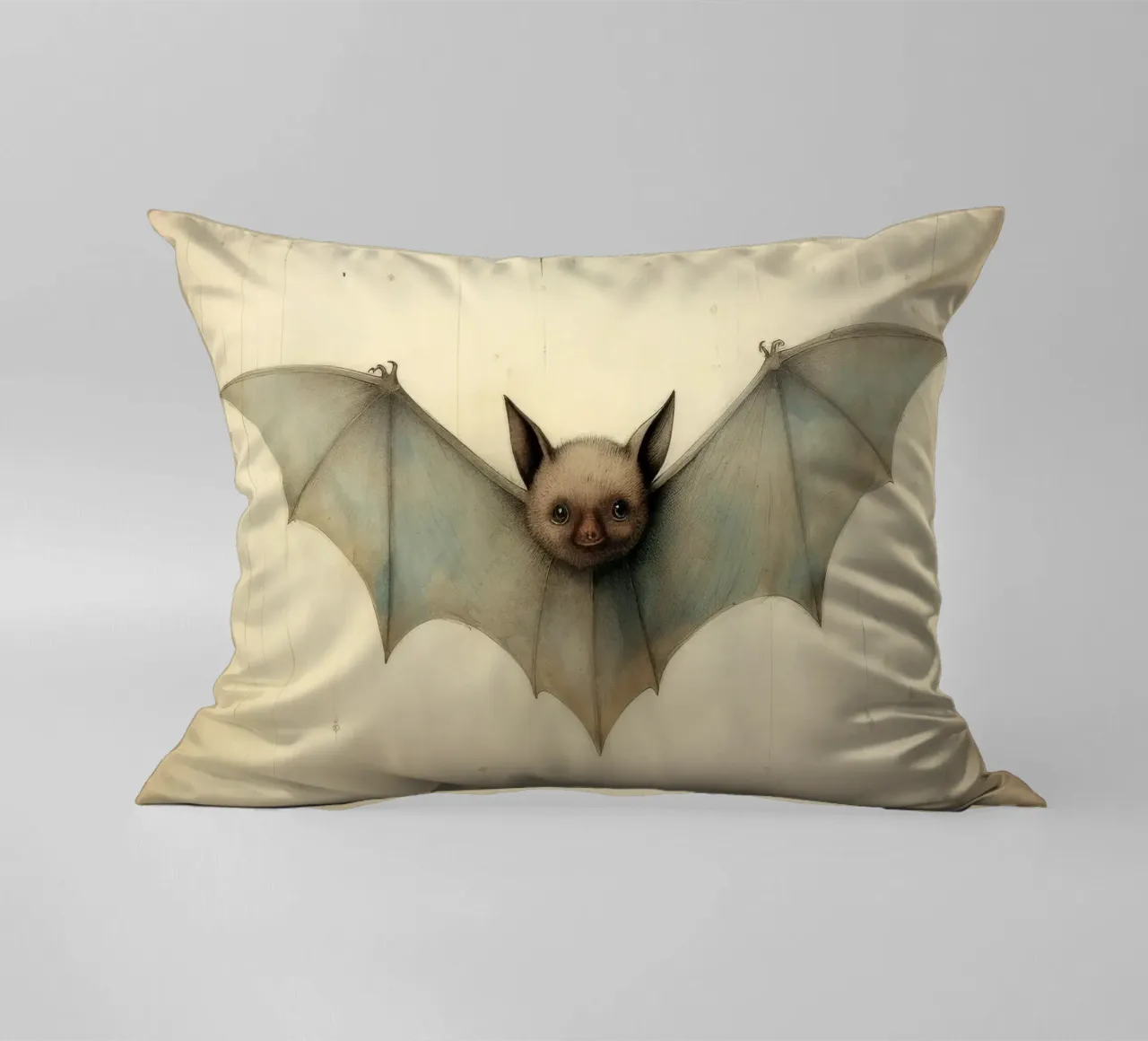 Pipistrello minimo 3 cuscino da Minimal Animal Art