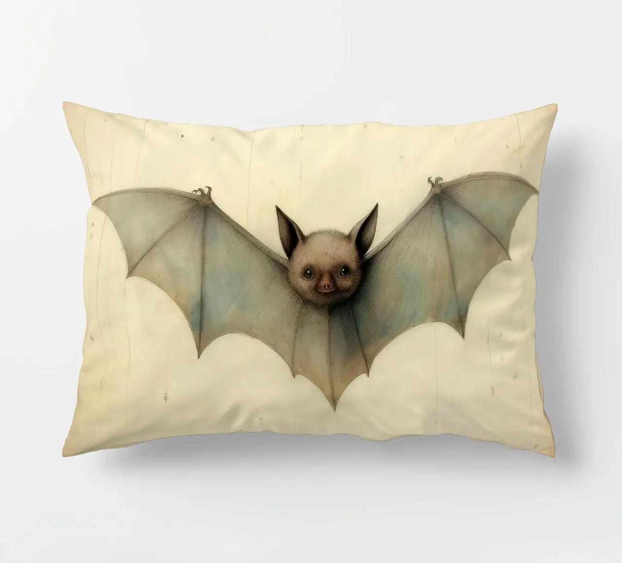 Pipistrello minimo 3 cuscino da Minimal Animal Art