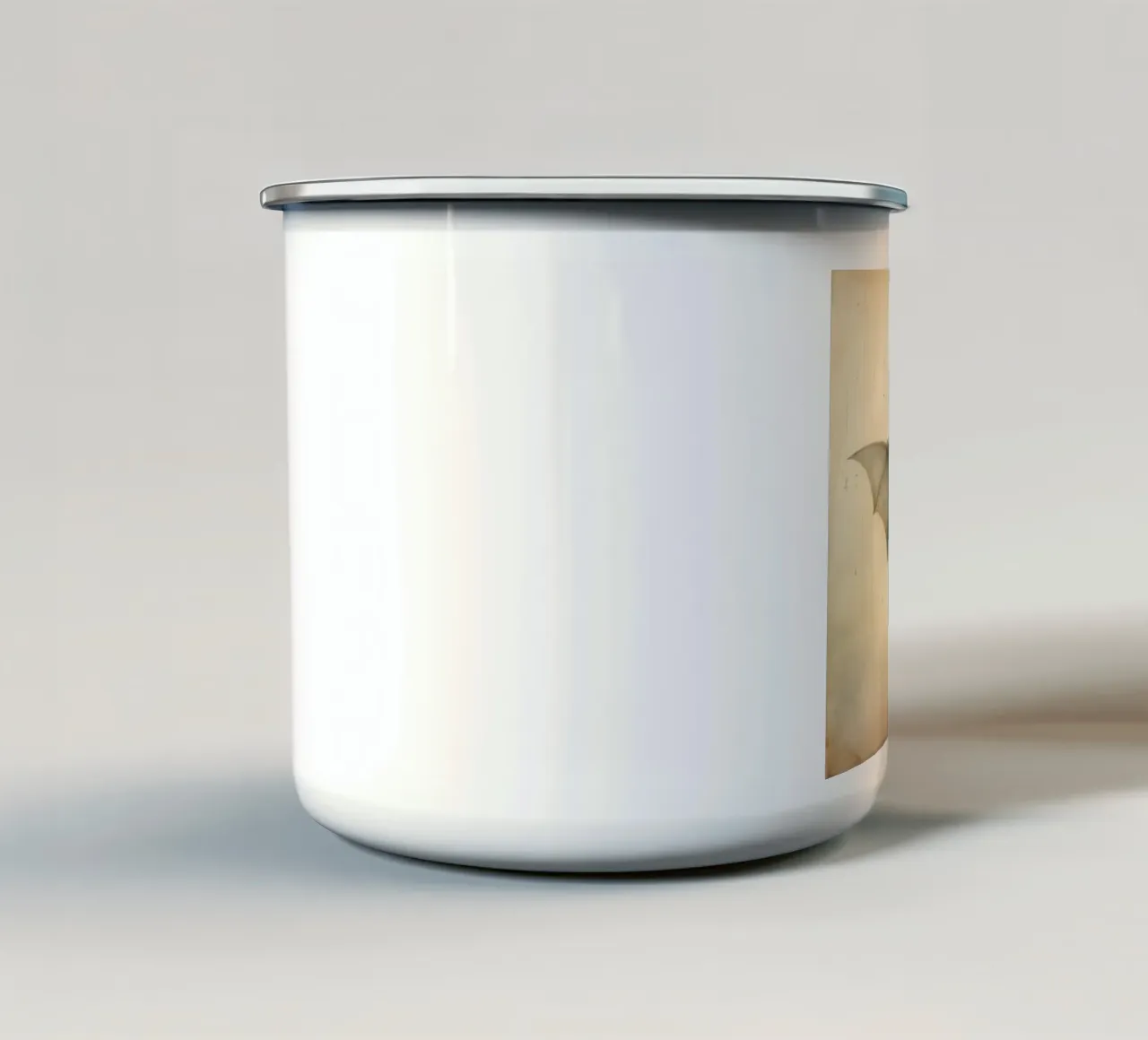 Minimal Fledermaus 3 Emaille Tasse von Minimal Animal Art