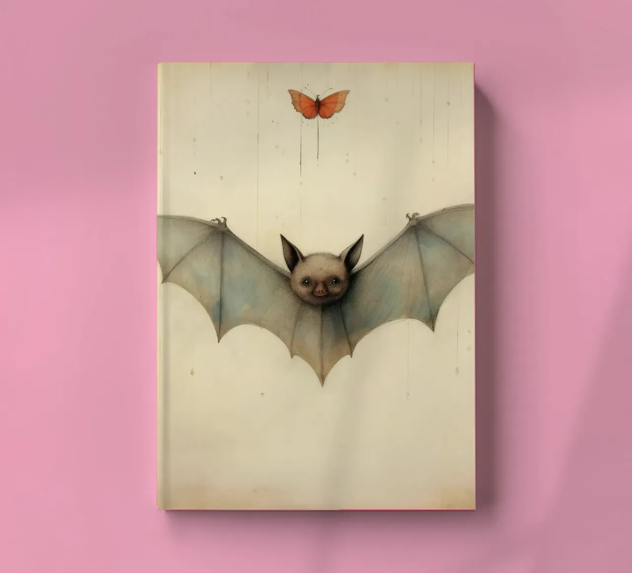Pipistrello minimo 3 diario da Minimal Animal Art
