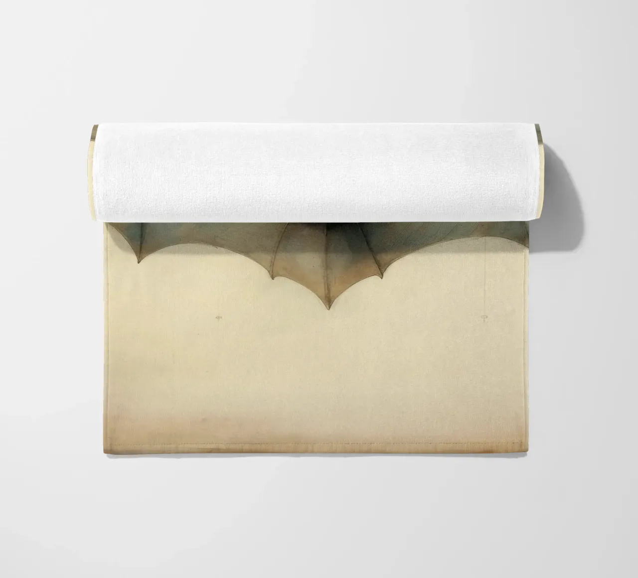 Pipistrello minimo 3 telo mare da Minimal Animal Art