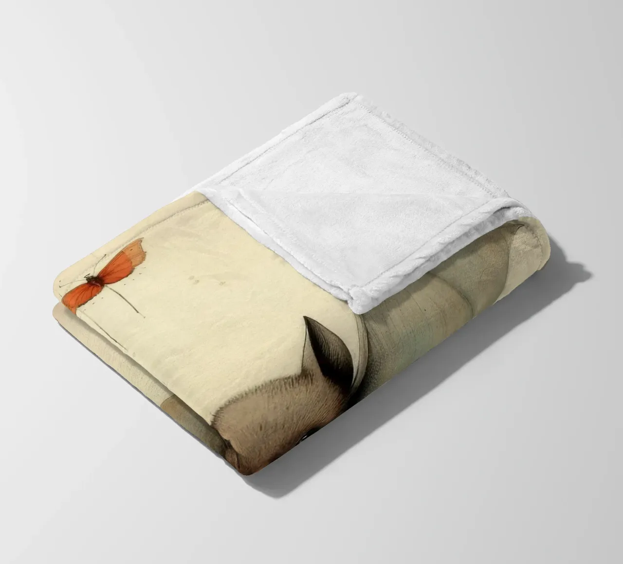 Pipistrello minimo 3 coperta in pile da Minimal Animal Art