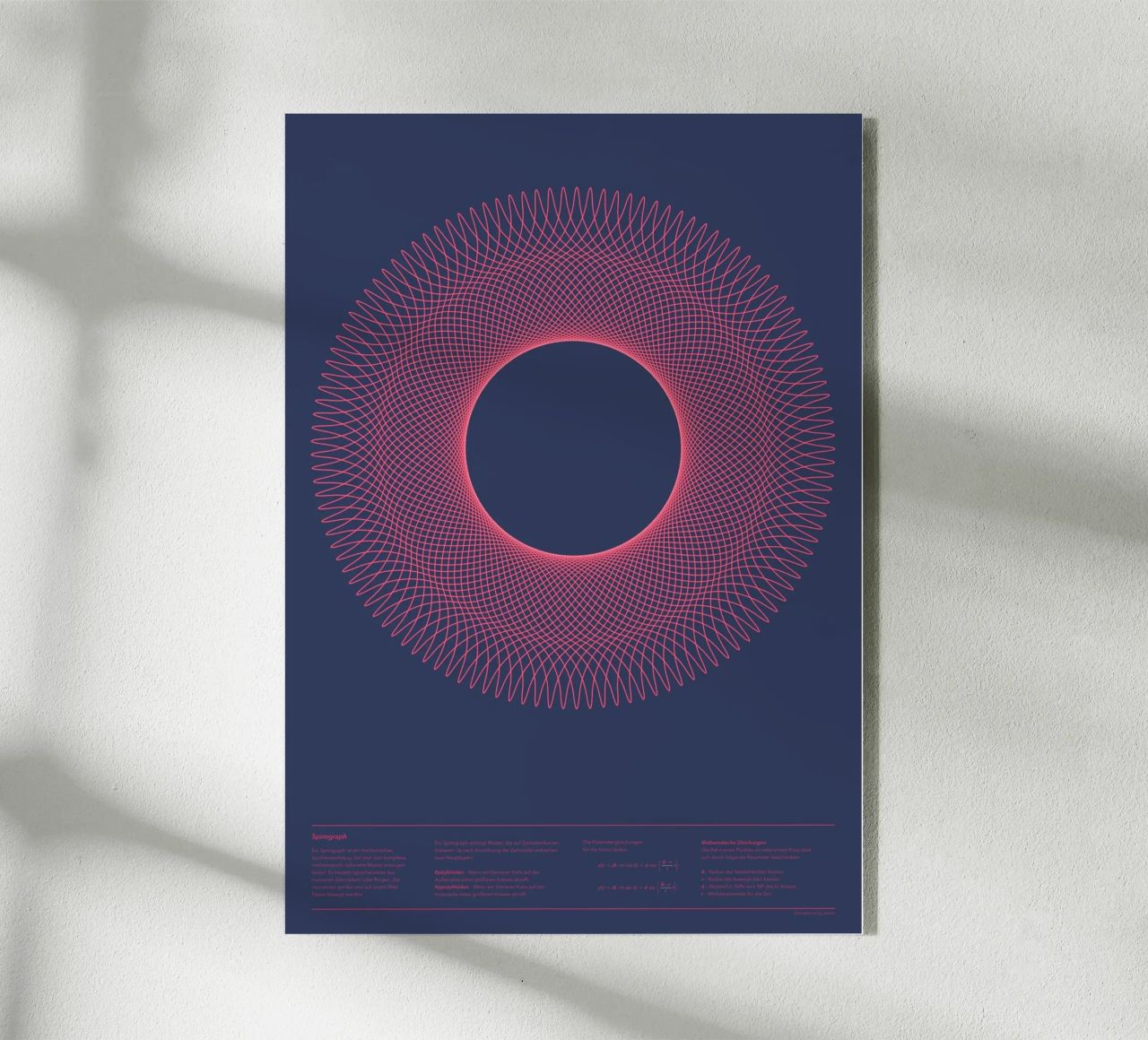 Spirograph Series - A01 metacrilato de zimmerkunst