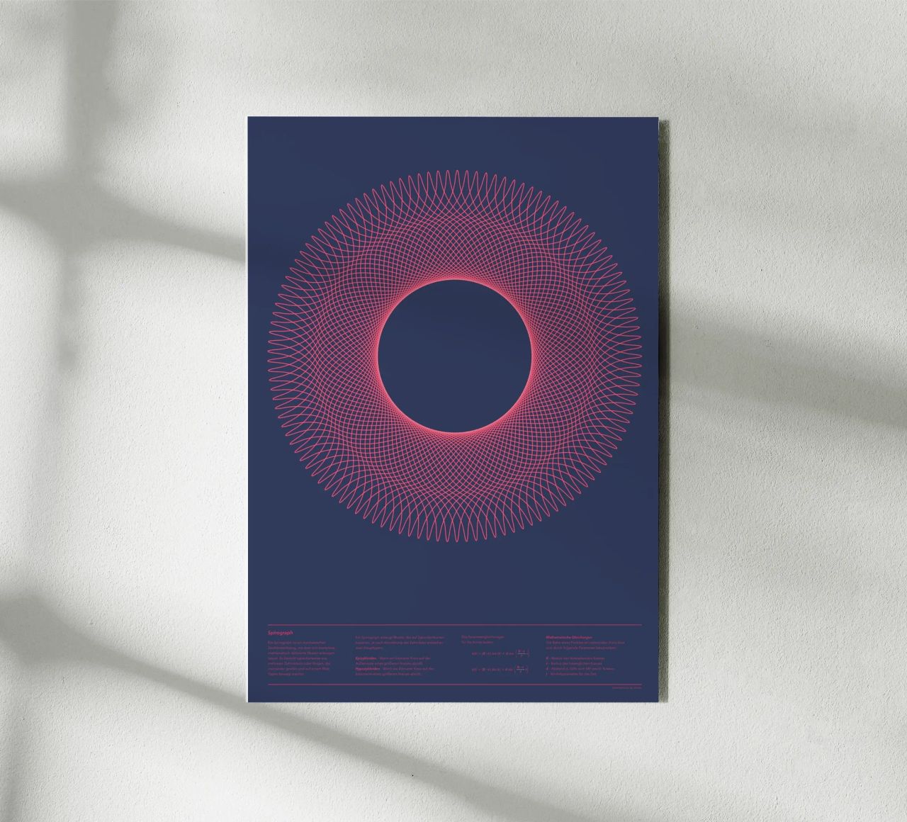 Spirograph Series - A01 alluminio dibond da zimmerkunst