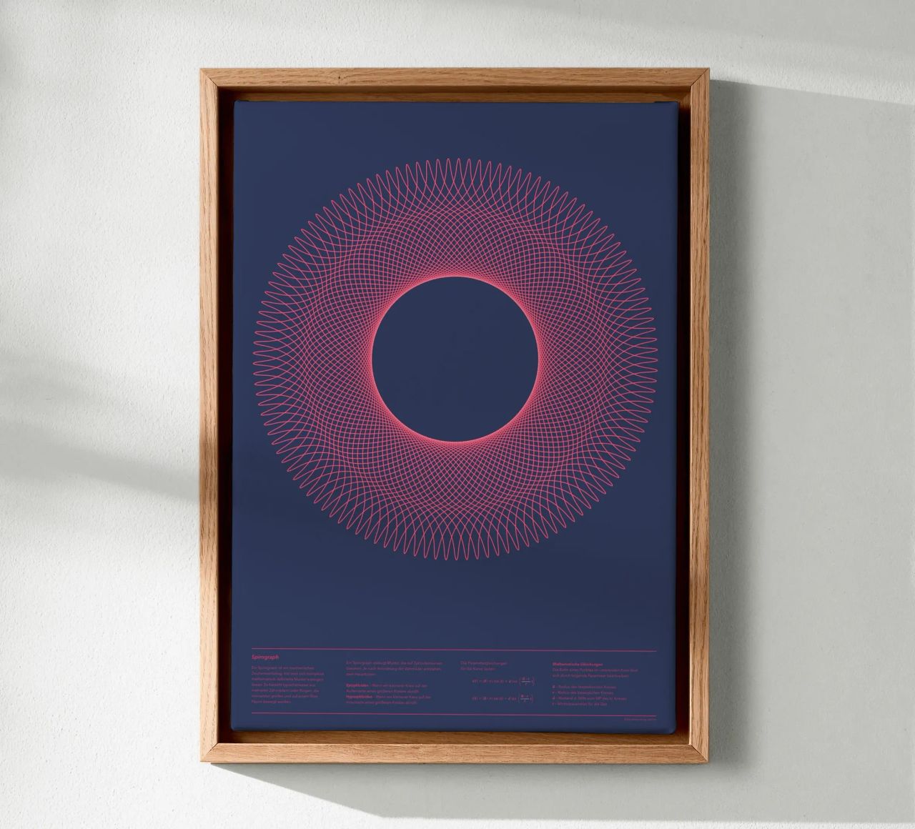 Spirograph Series - A01 lienzo de zimmerkunst