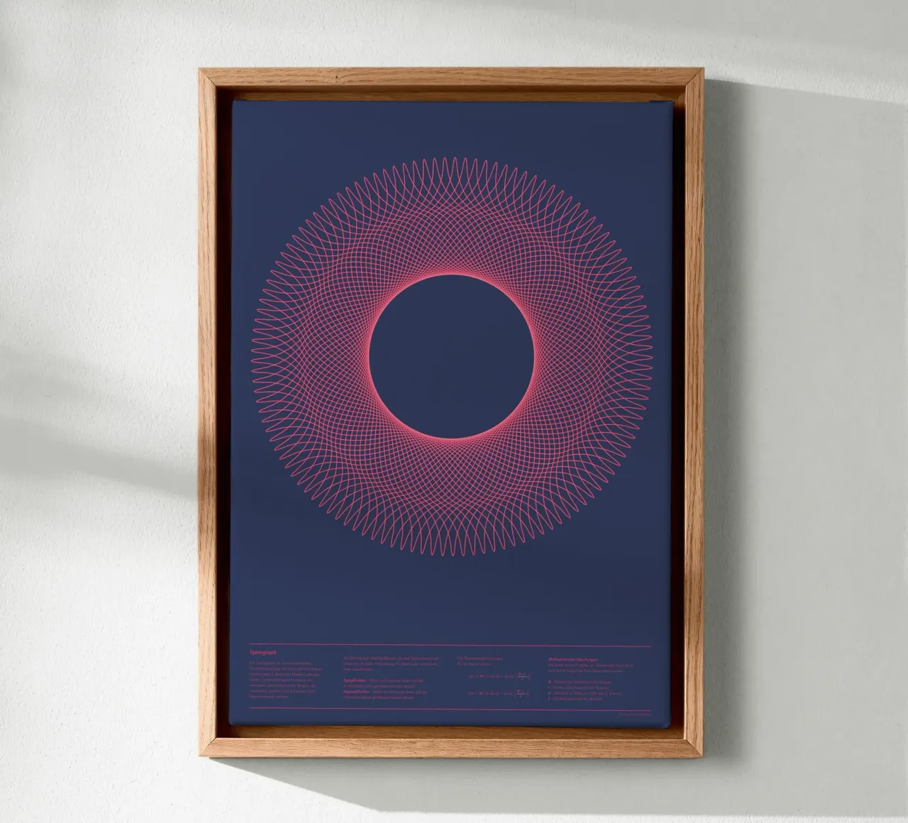 Spirograph Series - A01 Leinwand von zimmerkunst