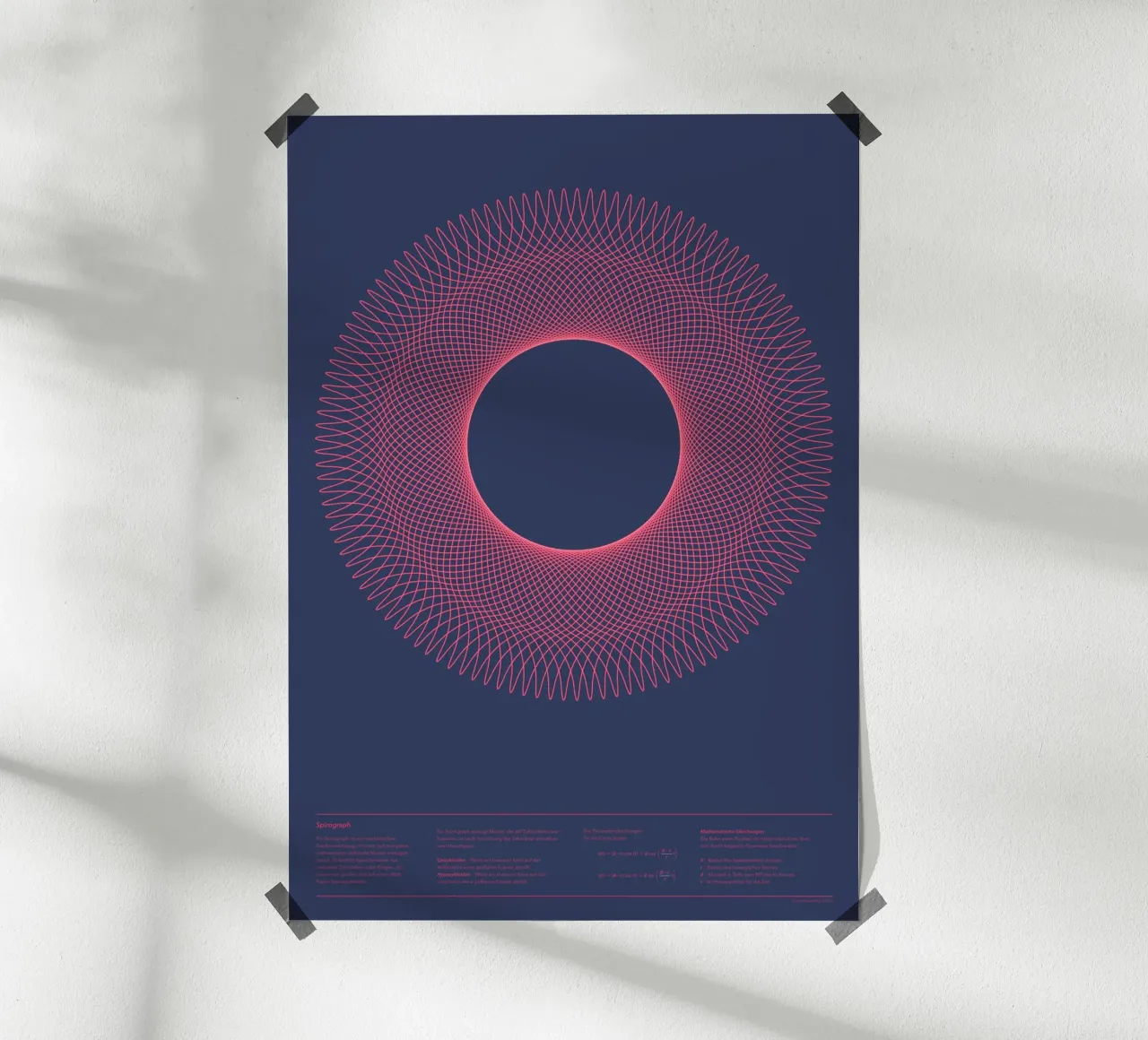 Spirograph Series - A01 hahnemühle van zimmerkunst