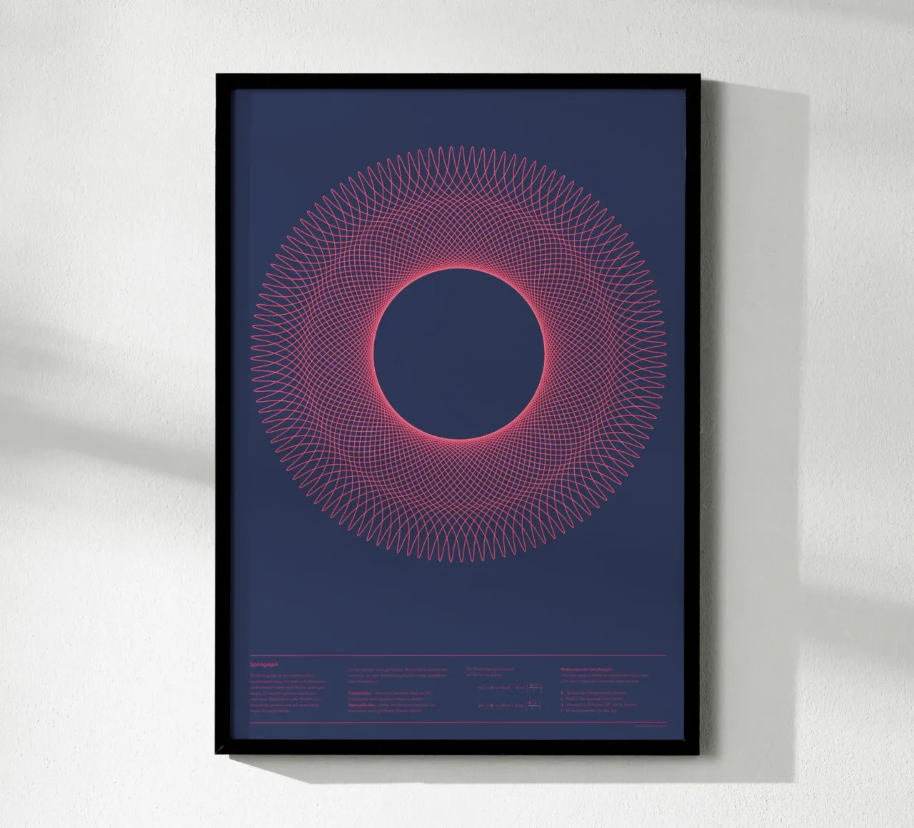 Spirograph Series - A01 carta hahnemühle da zimmerkunst