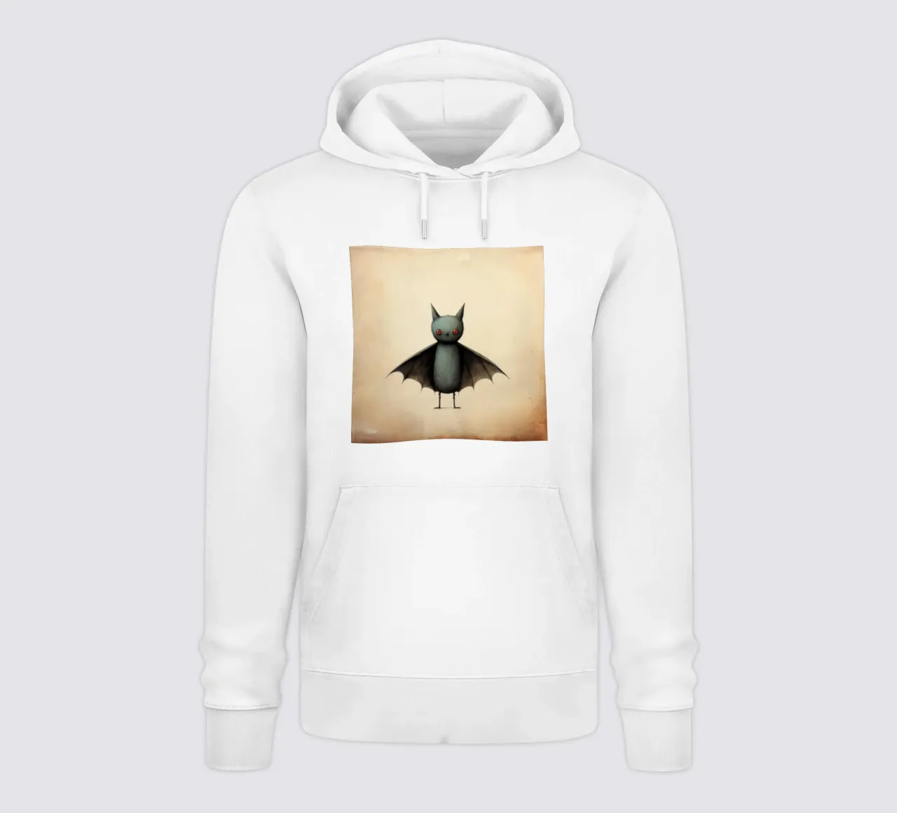 Minimal Fledermaus 4 Hoodie von Minimal Animal Art