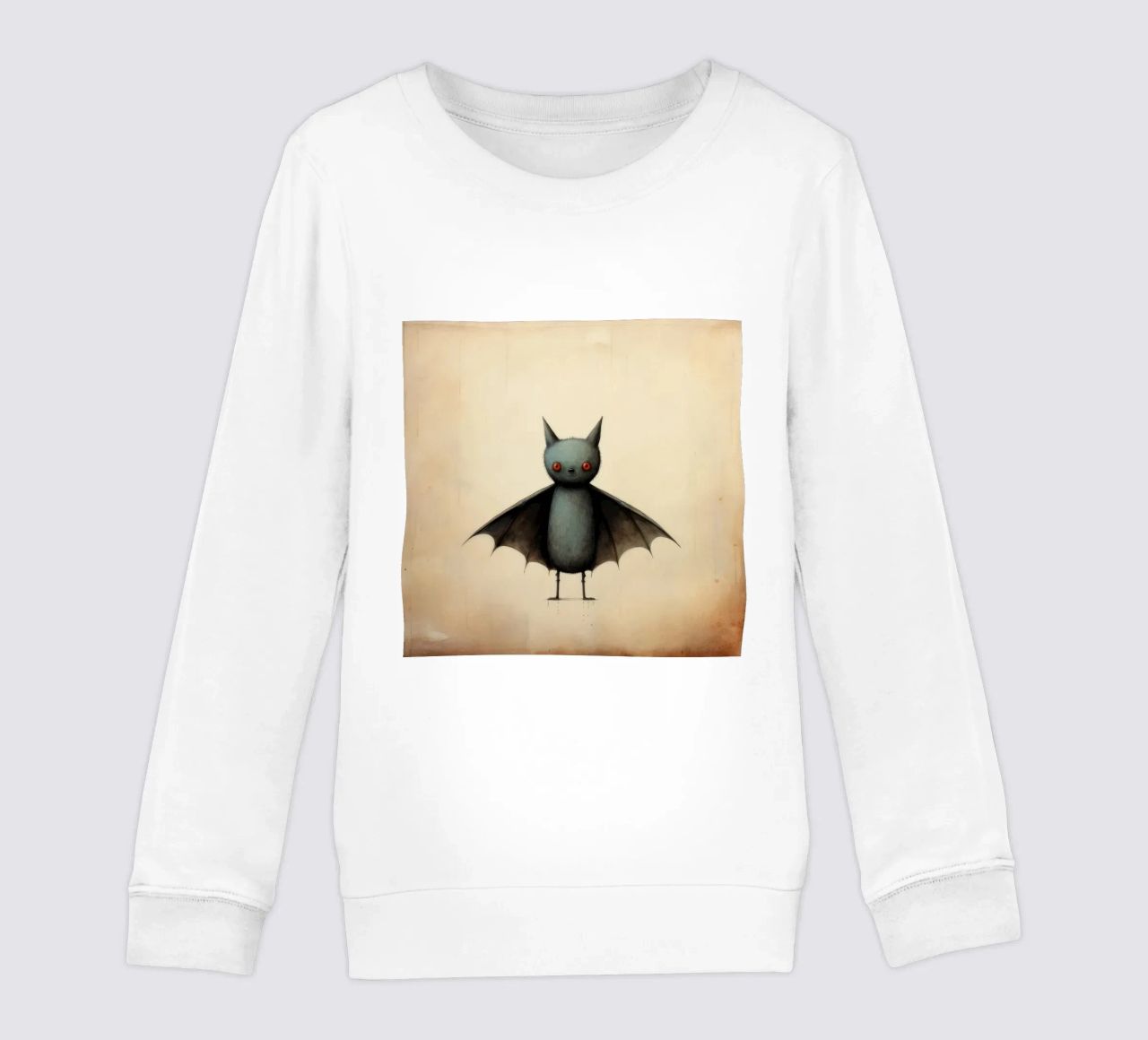 Pipistrello minimo 4 felpa bambino da Minimal Animal Art